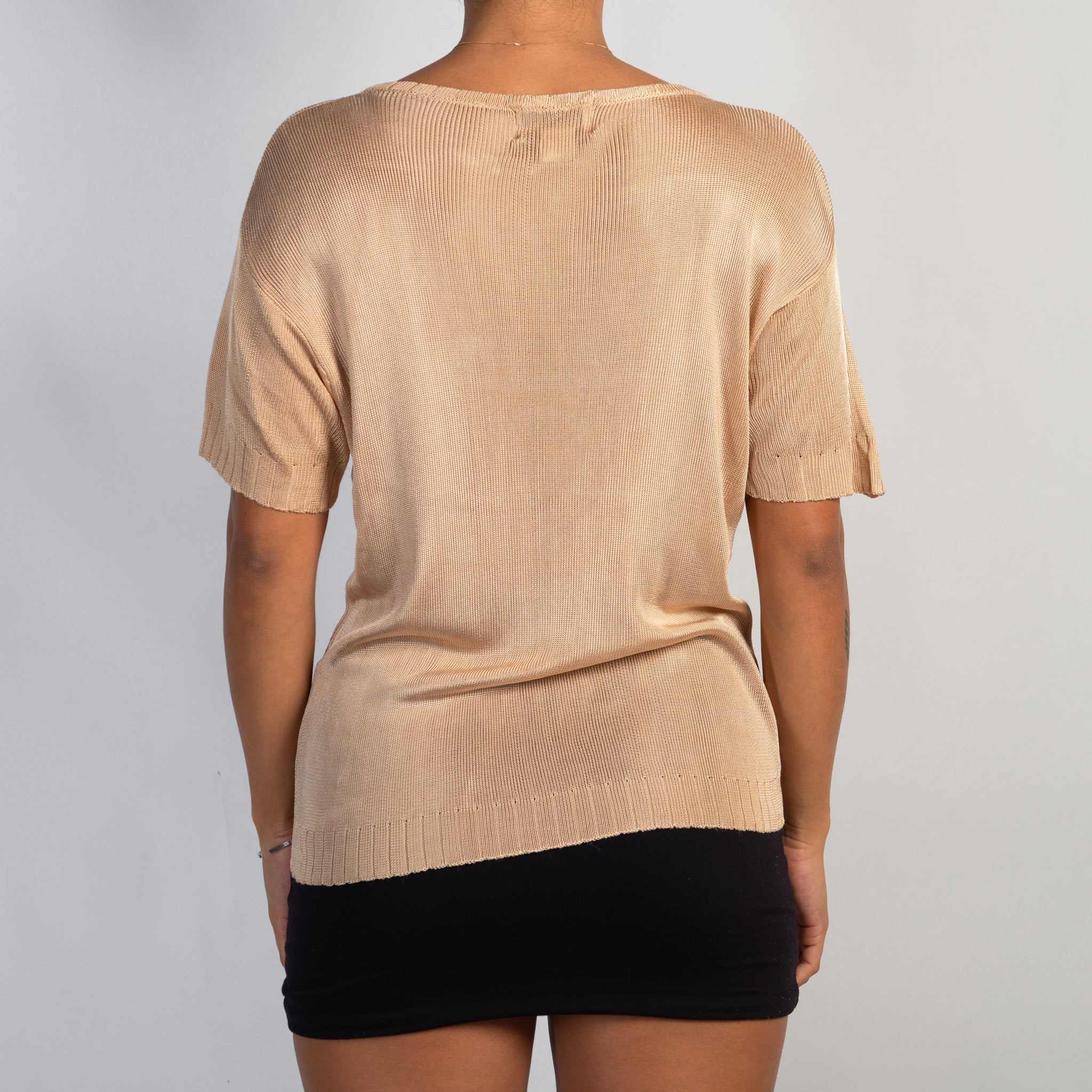 GOLD KNIT TSHIRT