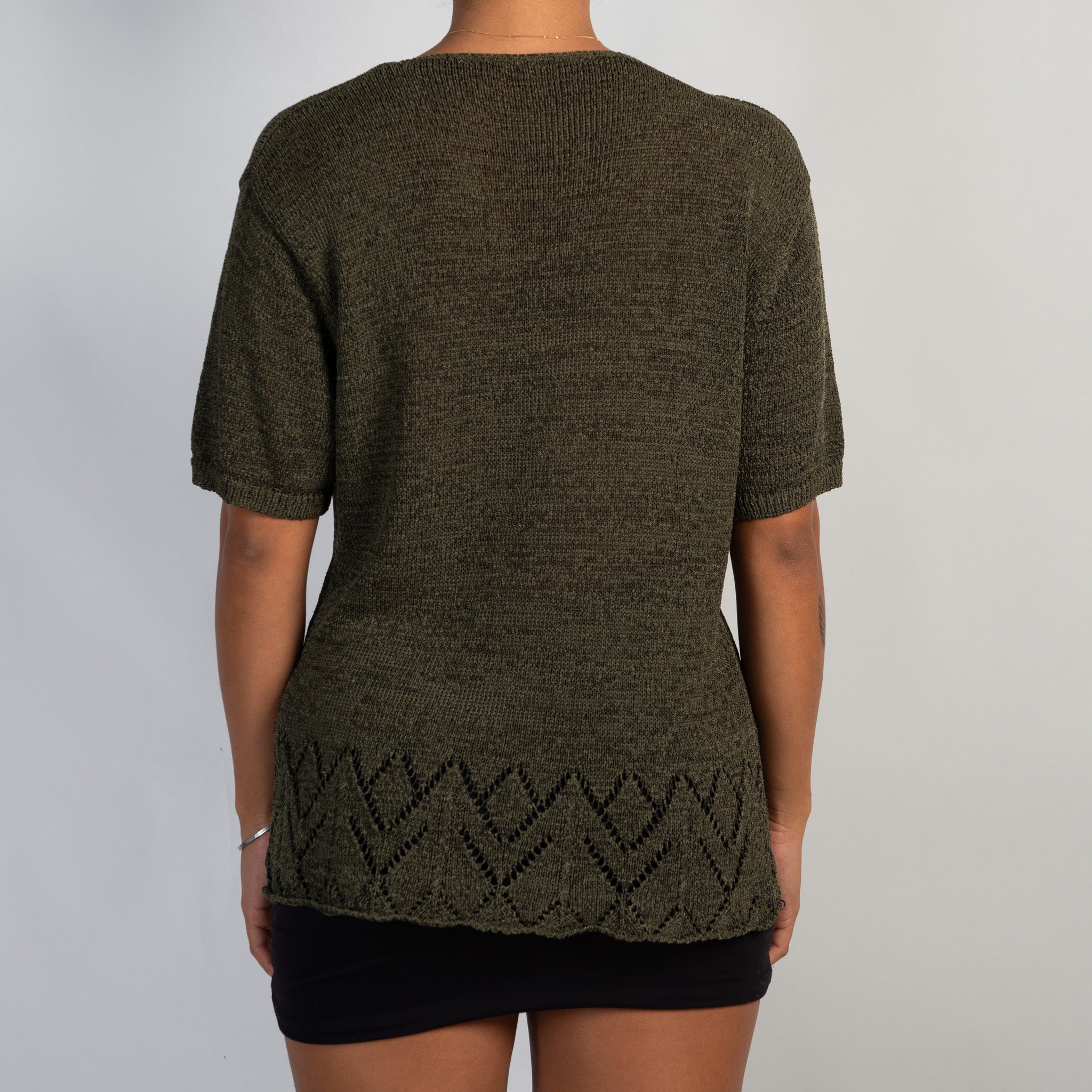 SHORT SLEEVE CARDIGAN