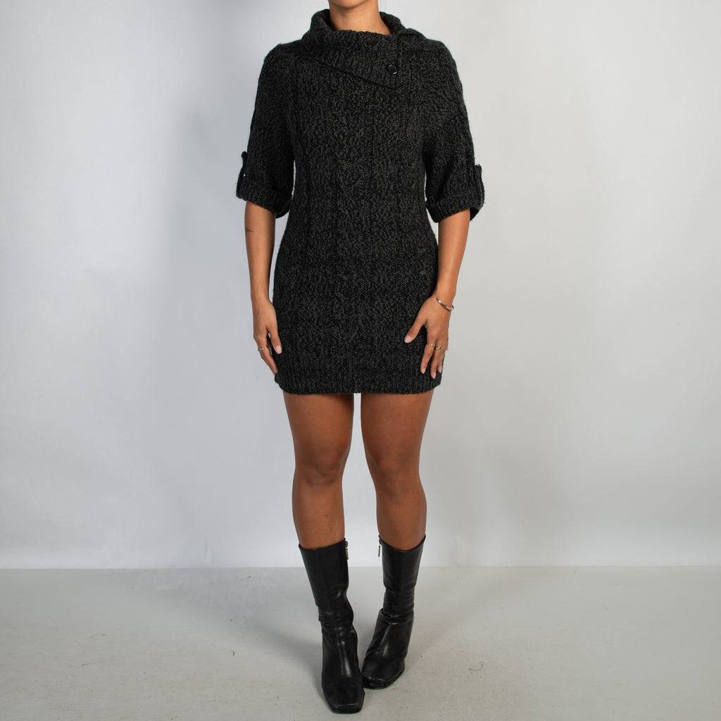 MARLE KNIT LONGLINE TOP
