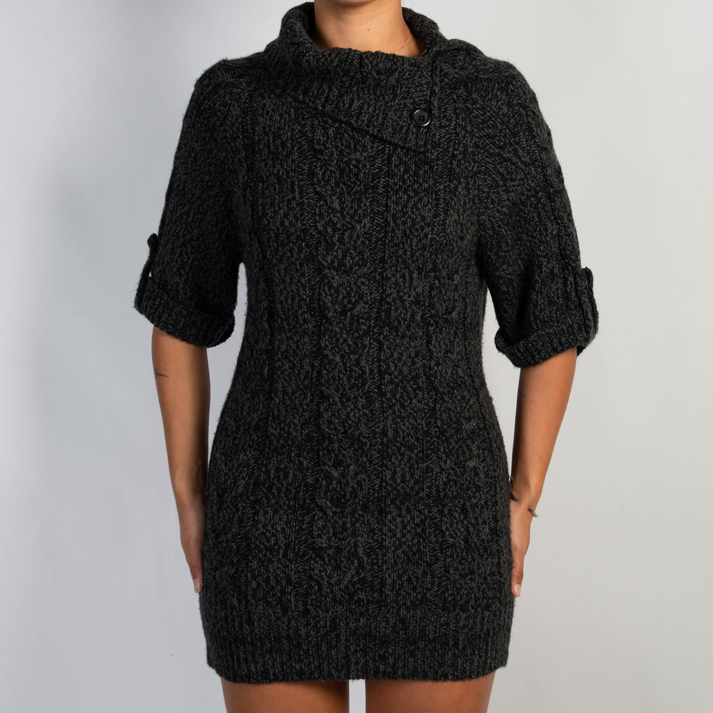 MARLE KNIT LONGLINE TOP
