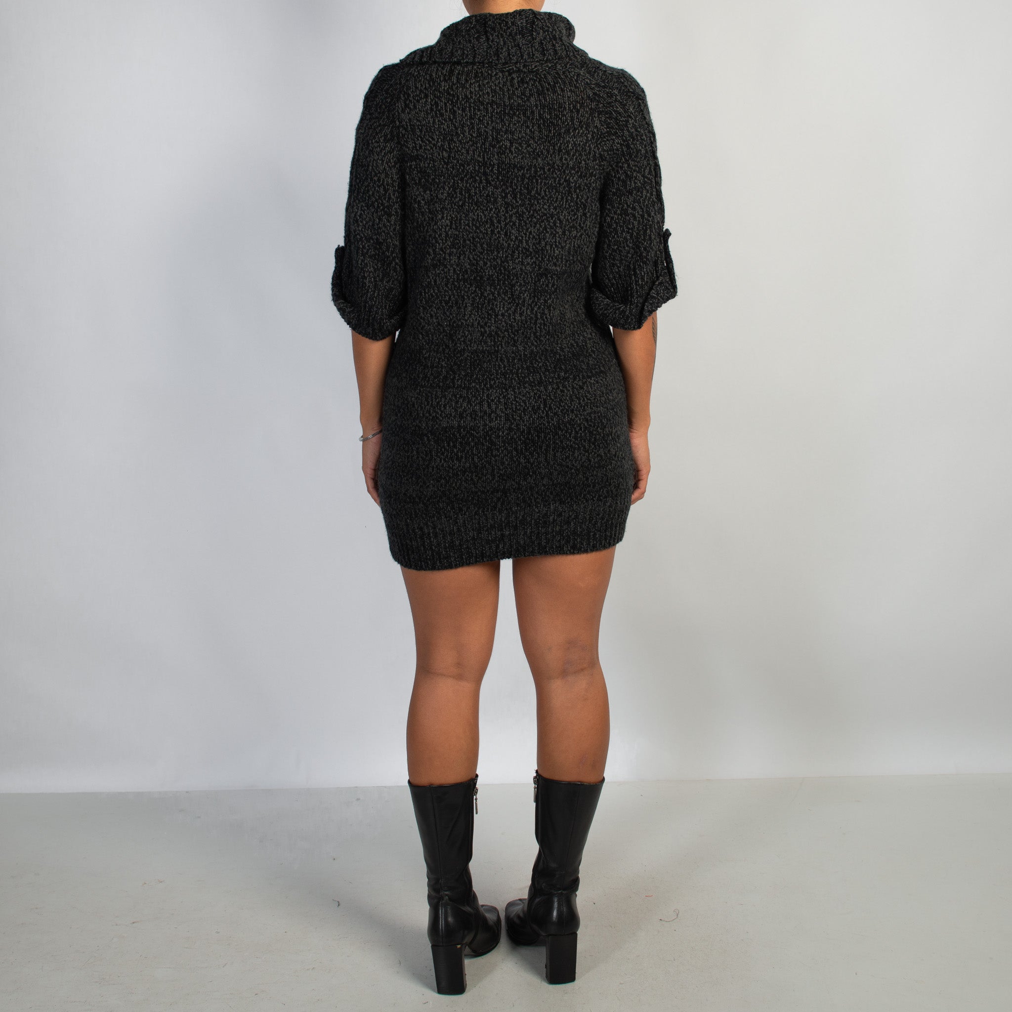 MARLE KNIT LONGLINE TOP