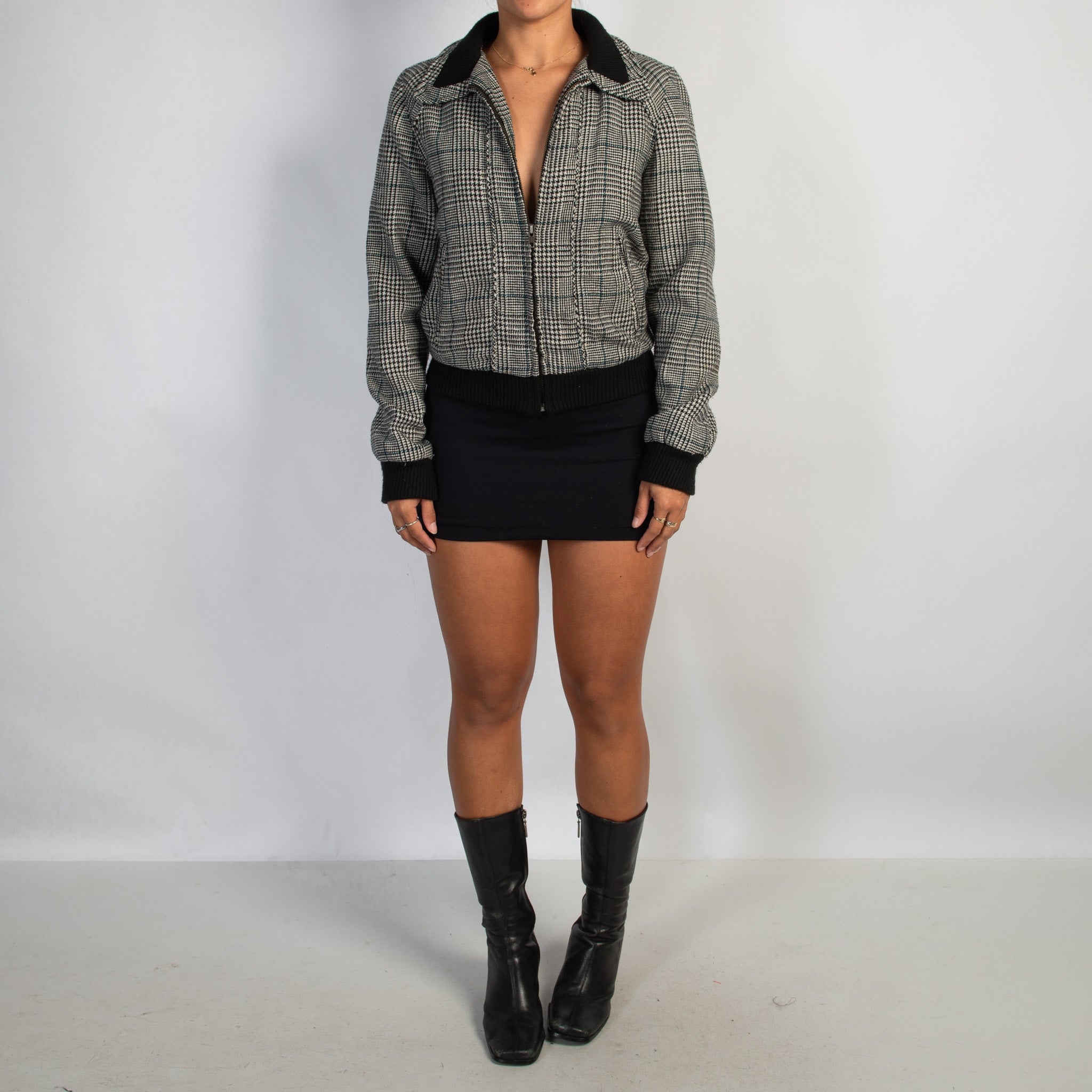 WOOL PATTERN JACKET