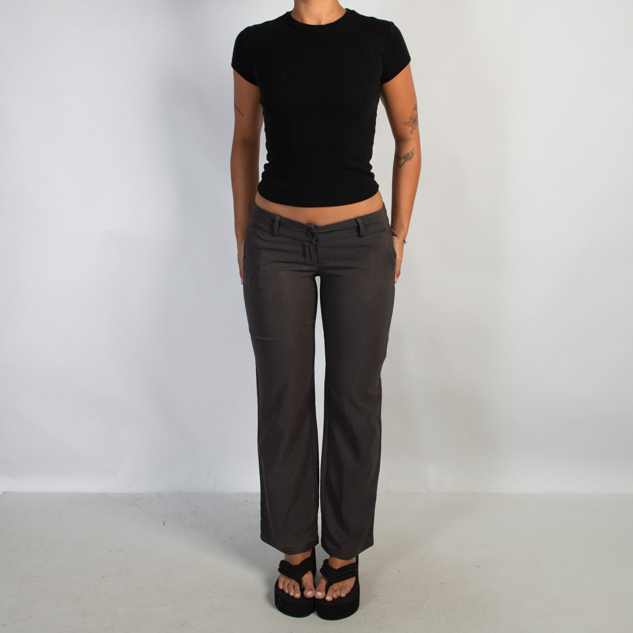 LOW RISE TROUSERS