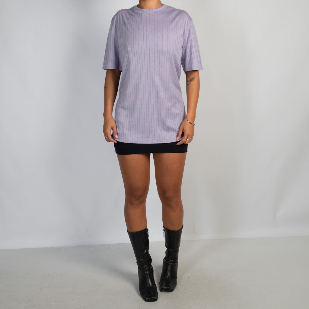 PURPLE TEXTURED TEE