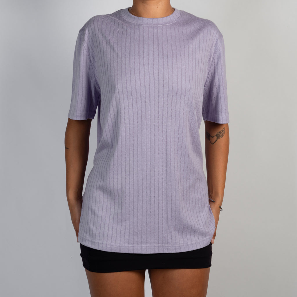 PURPLE TEXTURED TEE