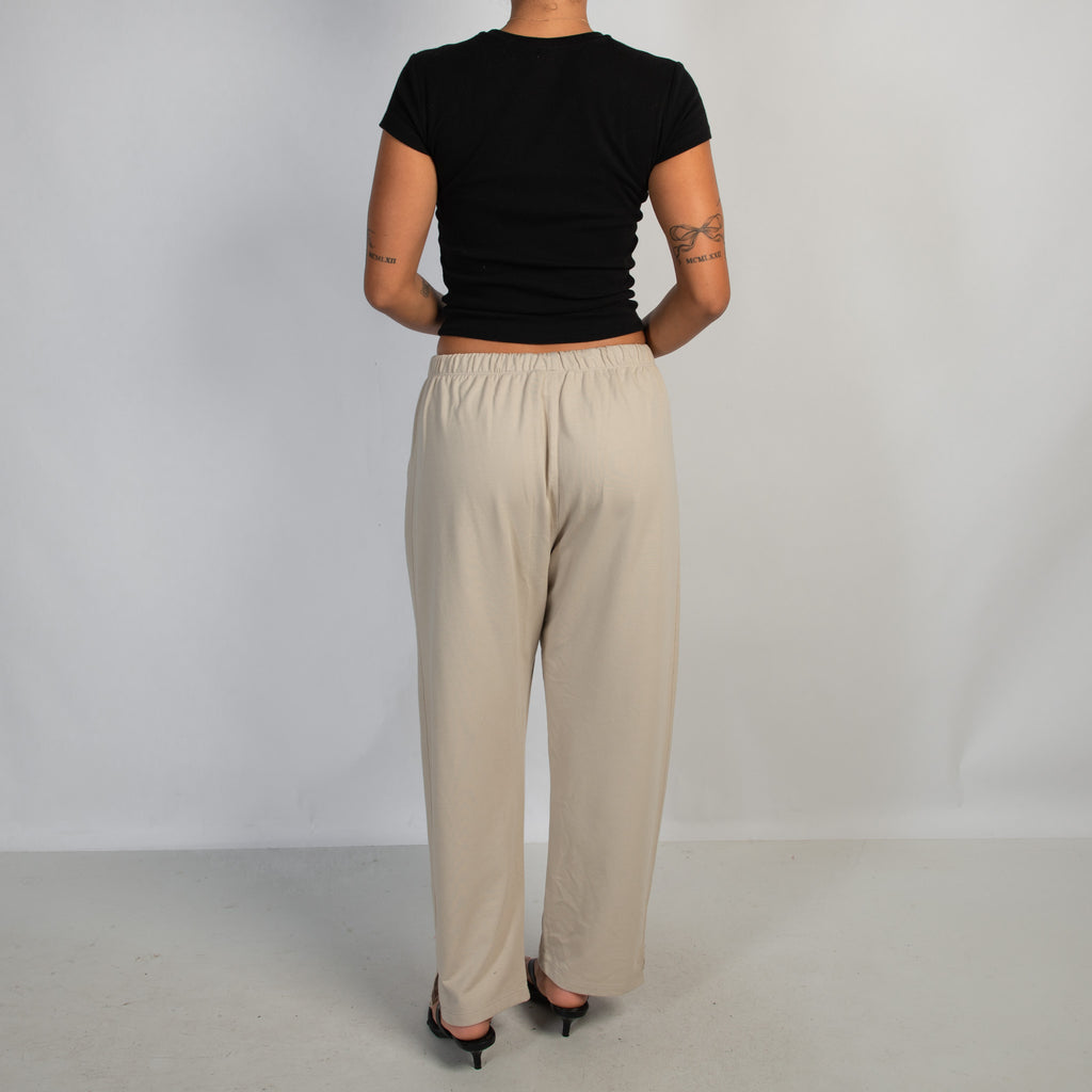 CREAM LOUNGE PANTS