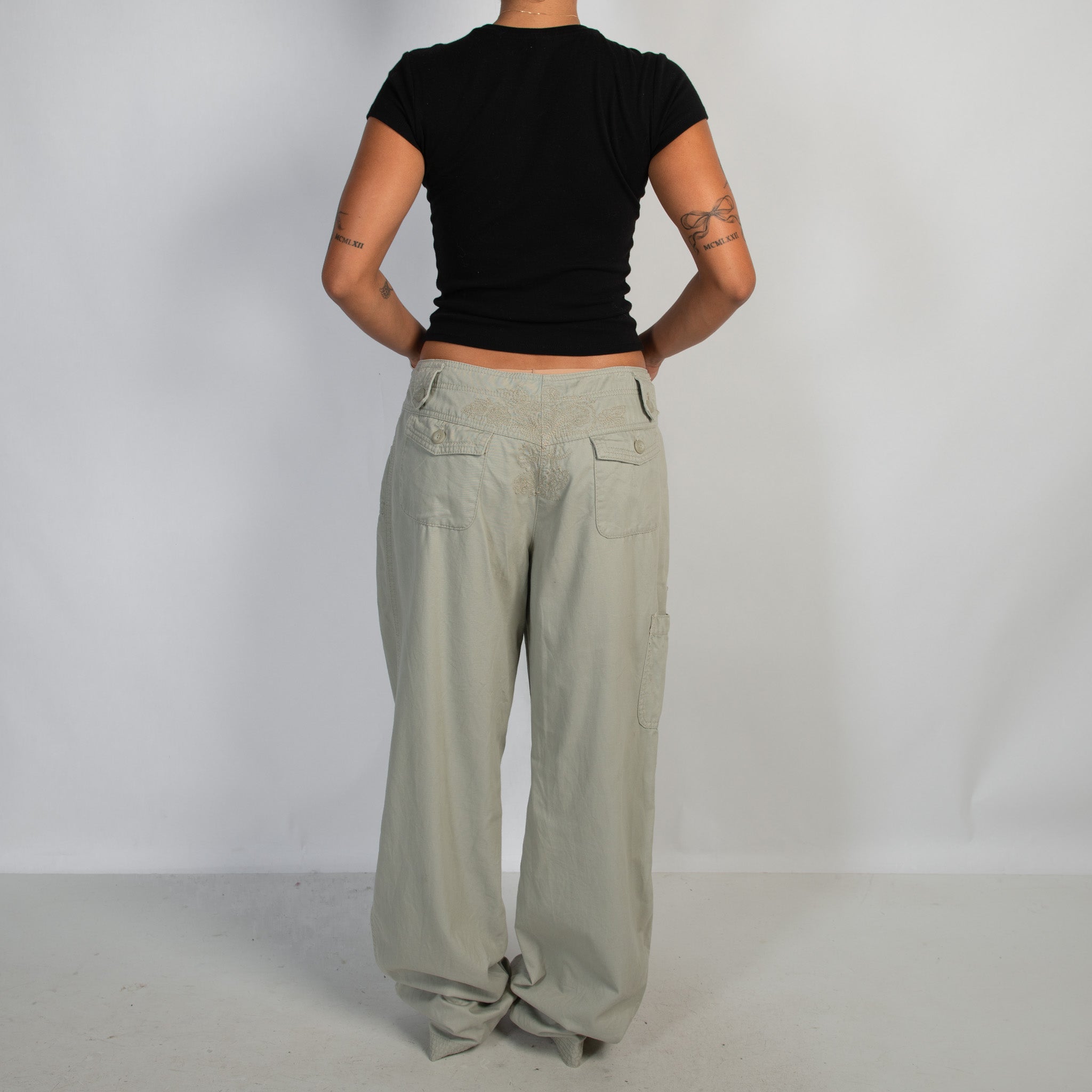 PALE KHAKI TROUSERS
