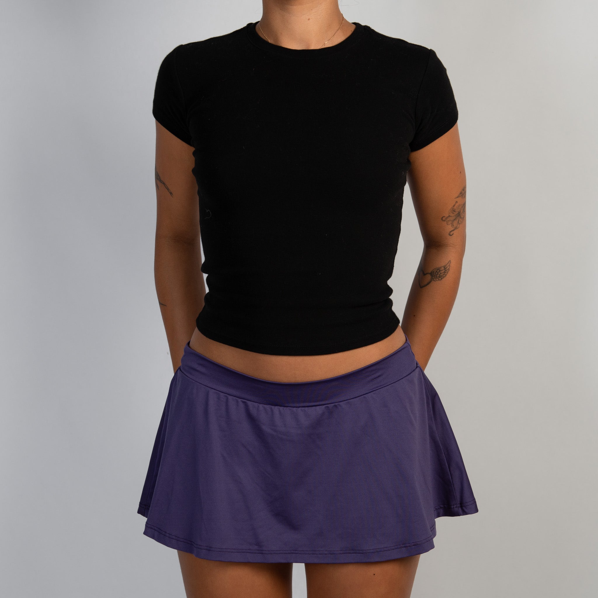 PURPLE SWIM MINI SKORT