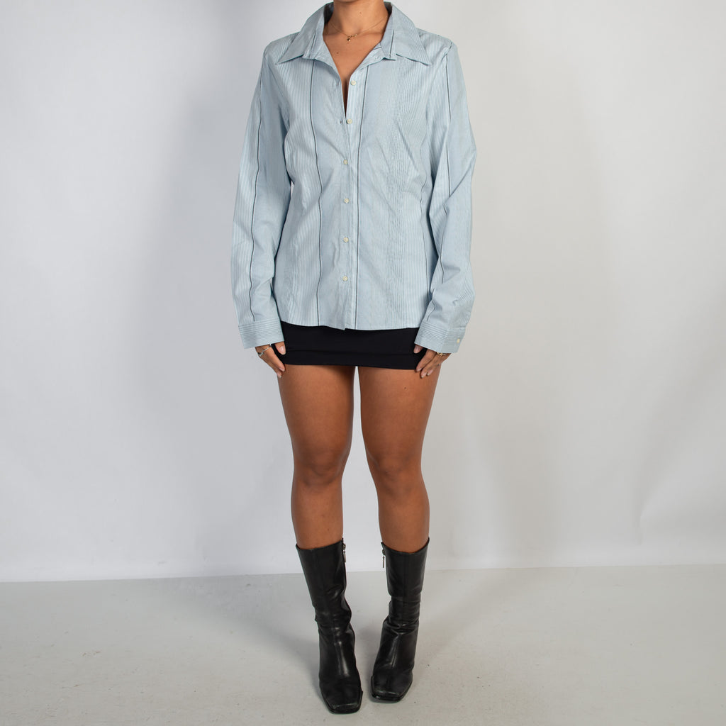 BLUE STRIPE BLOUSE