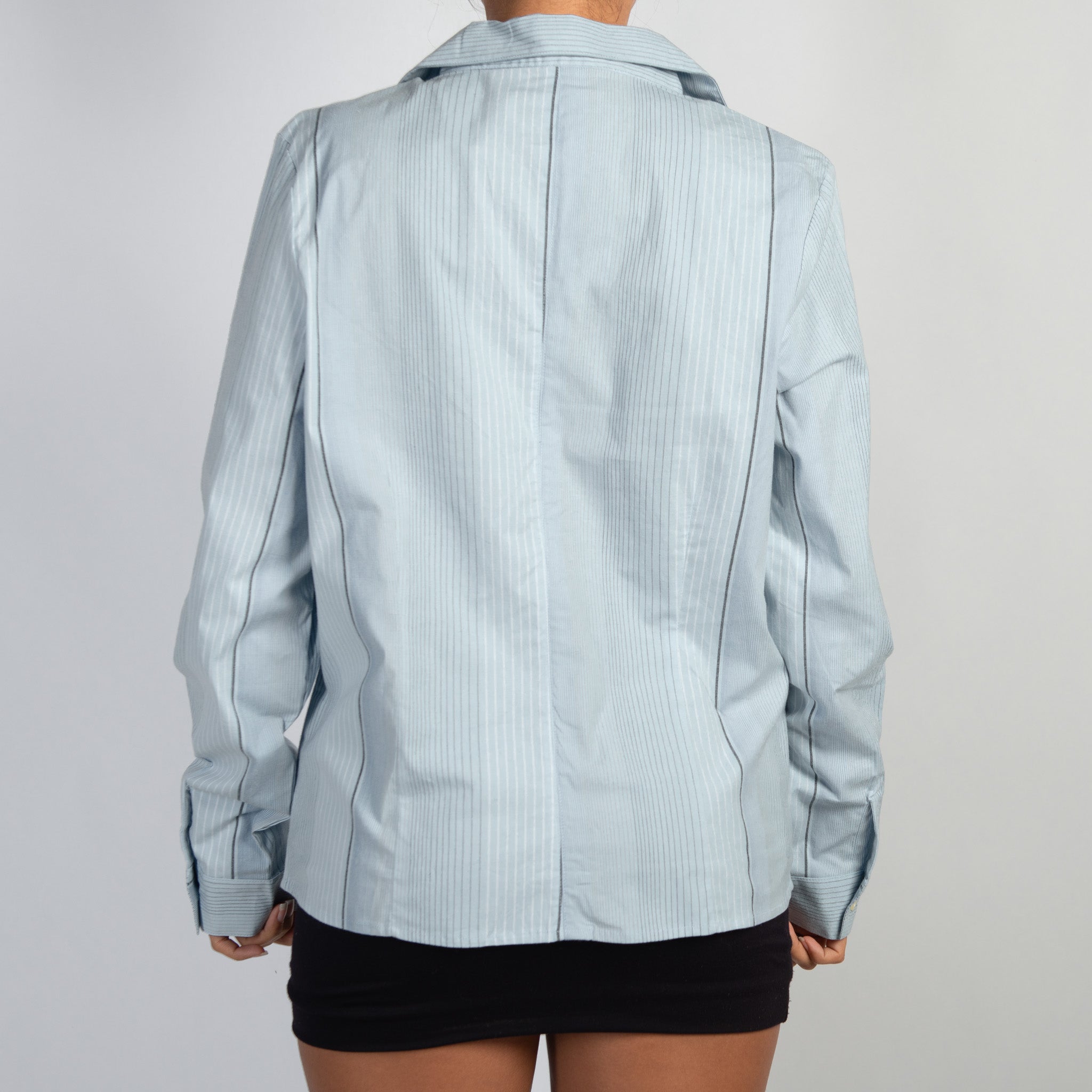 BLUE STRIPE BLOUSE