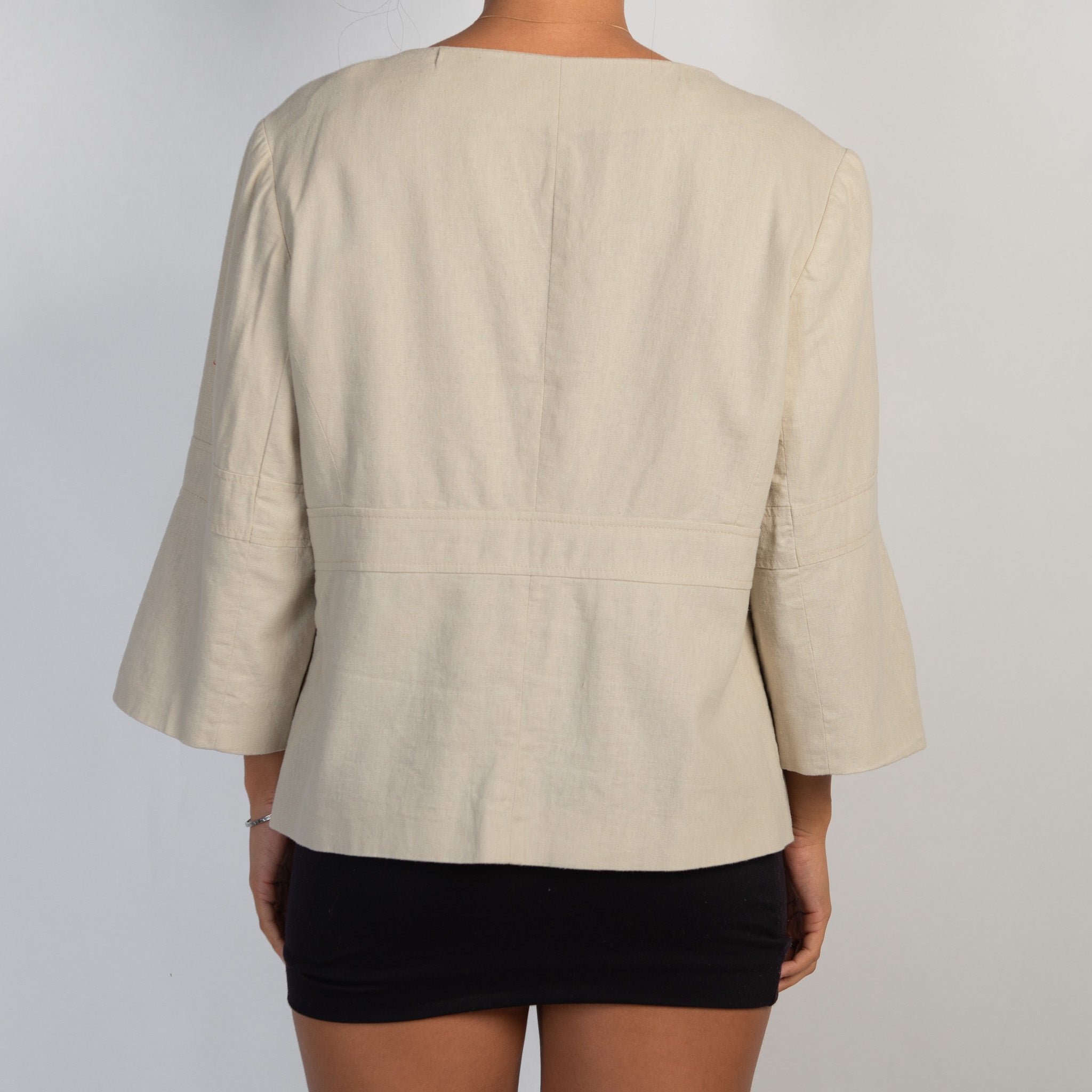 CREAM LINEN JACKET