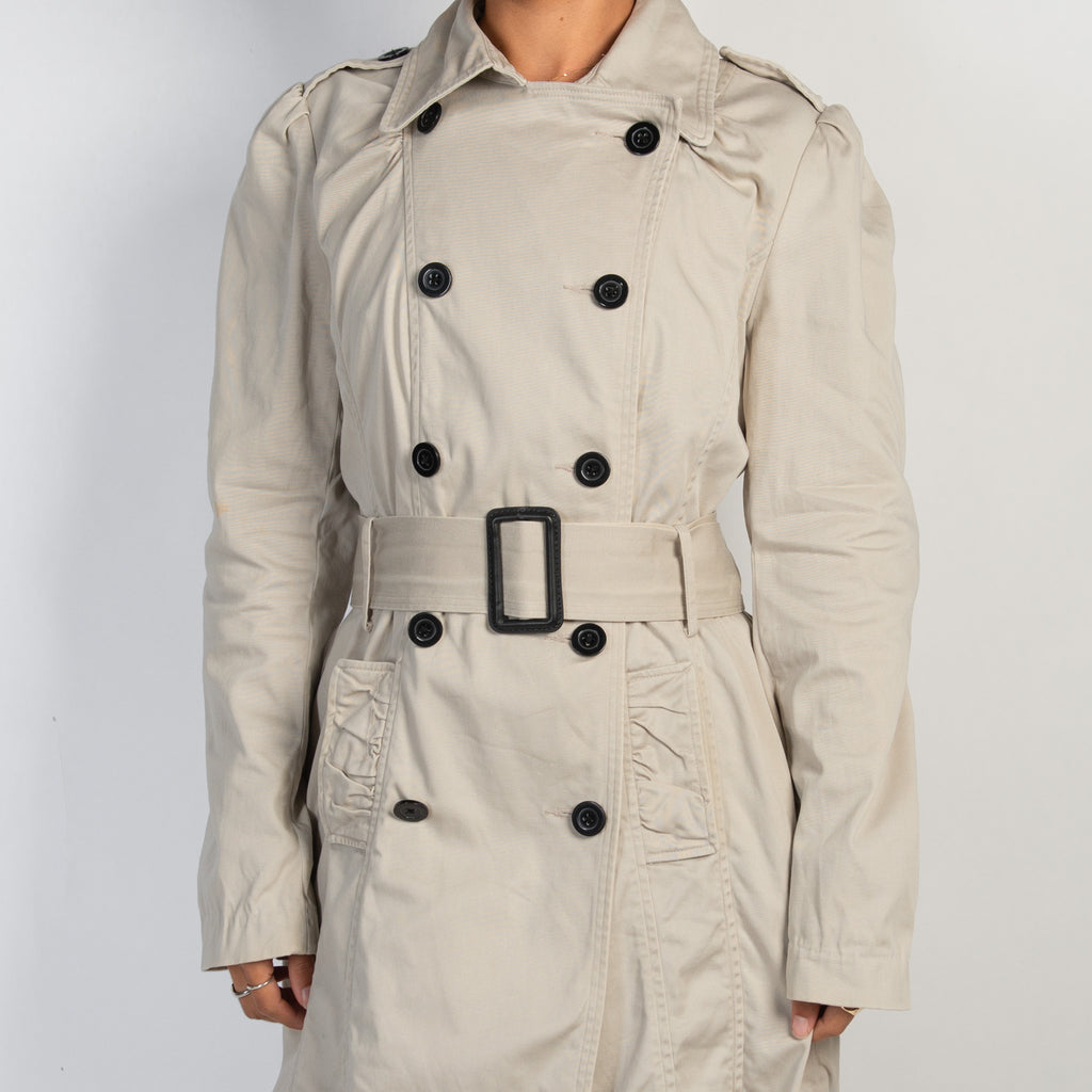 CREAM COTTON COAT