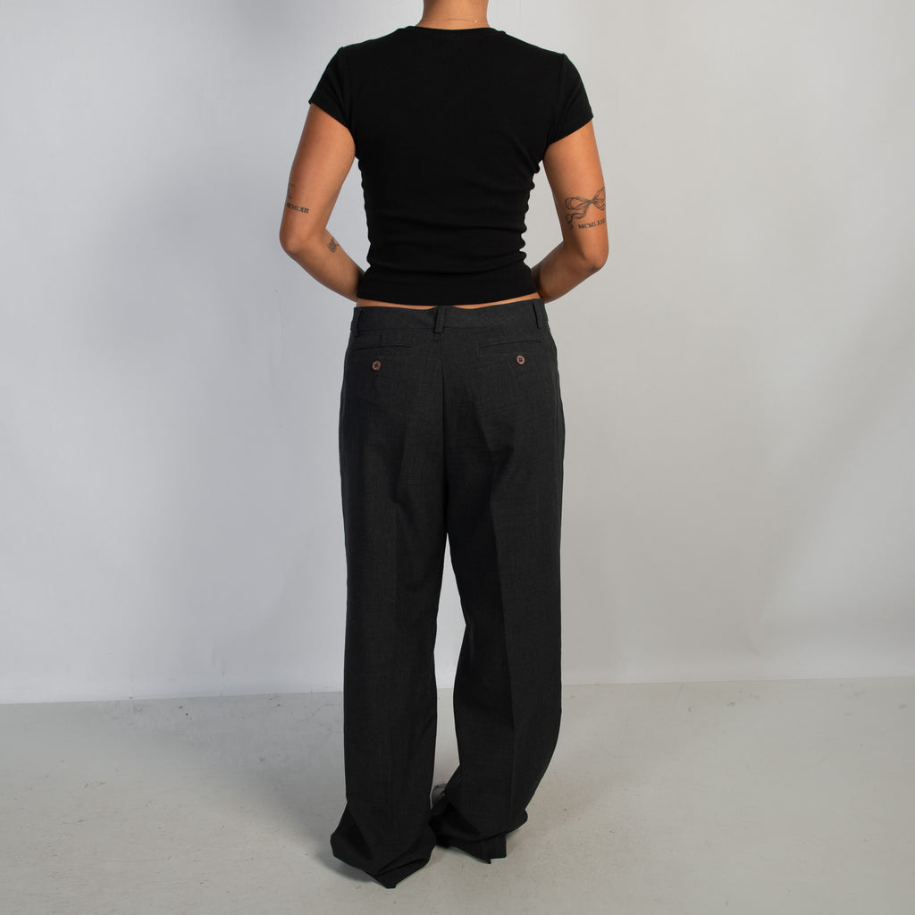 NAVY STRAIGHT LEG PANTS