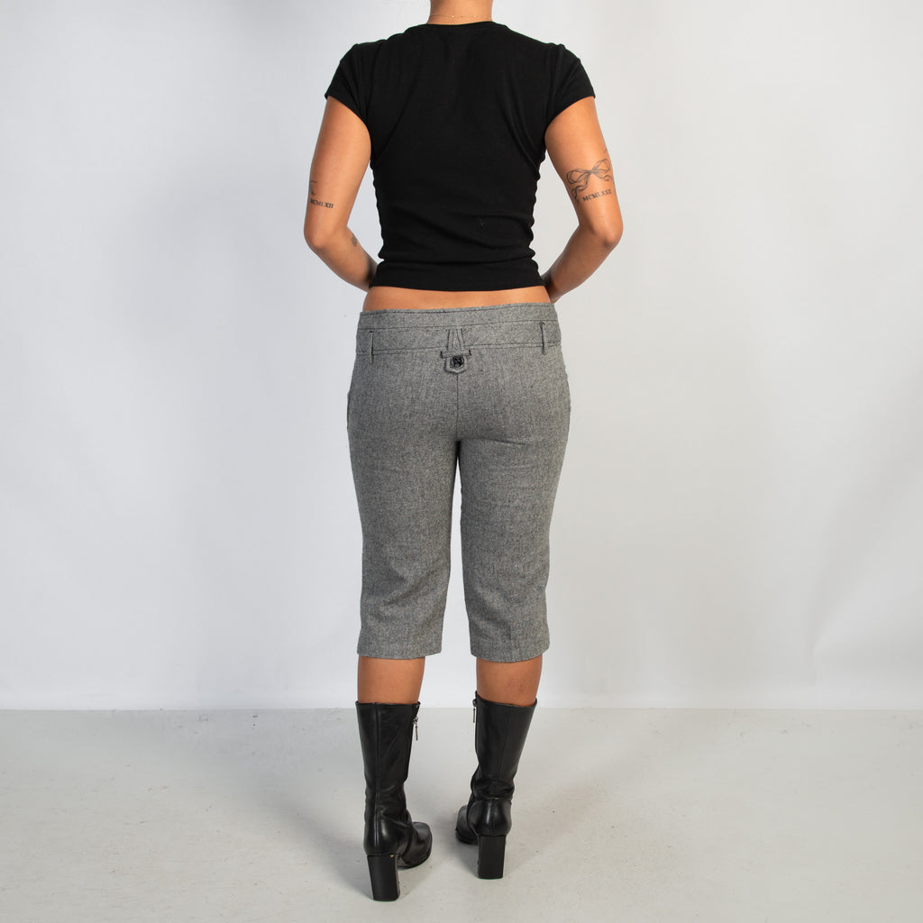 WOOL CROP PANTS