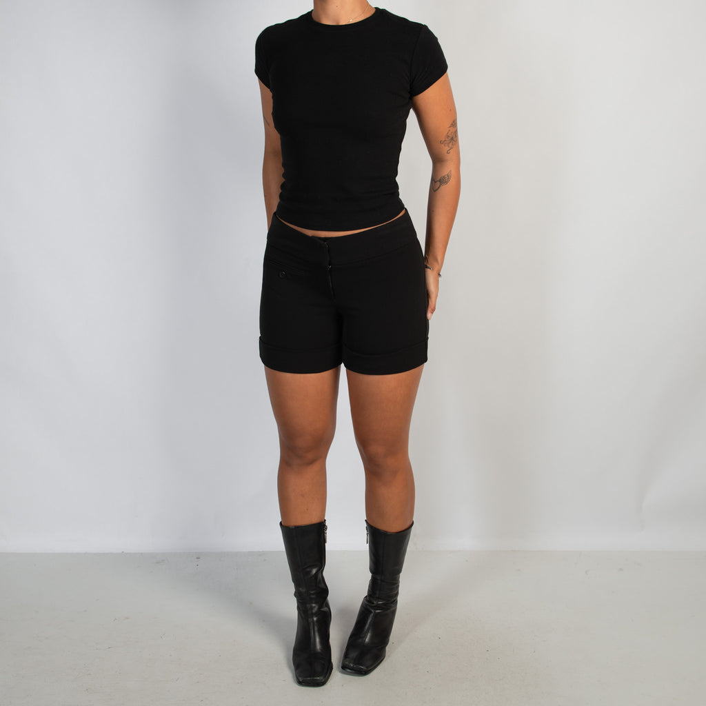 BLACK POCKET SHORTS