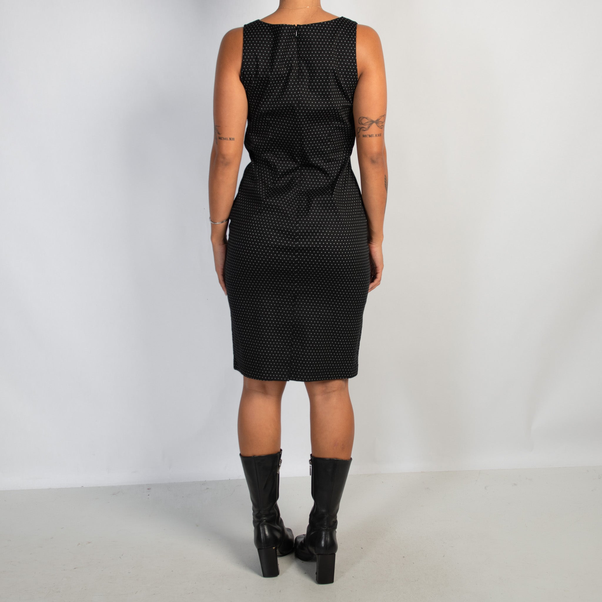 POLKA DOT MIDI DRESS