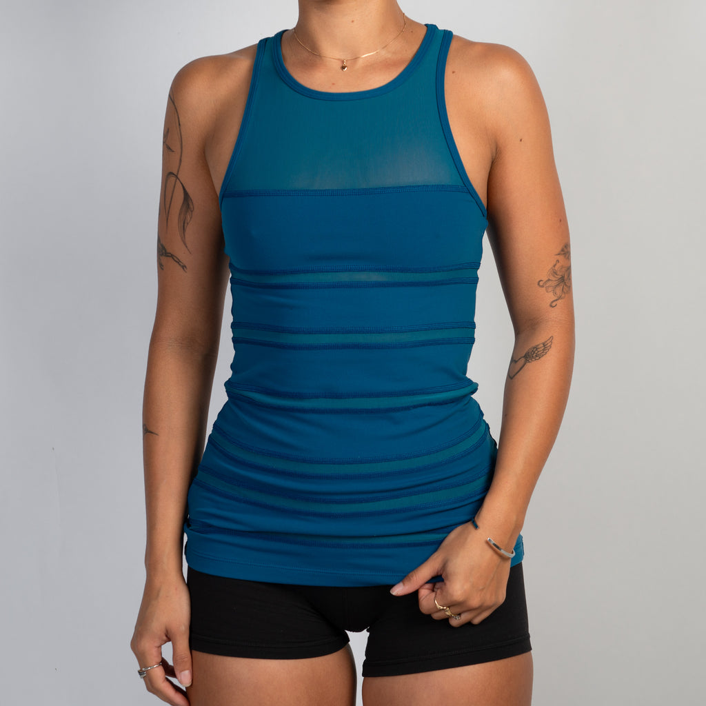 DARK TEAL ACTIVE TANK TOP