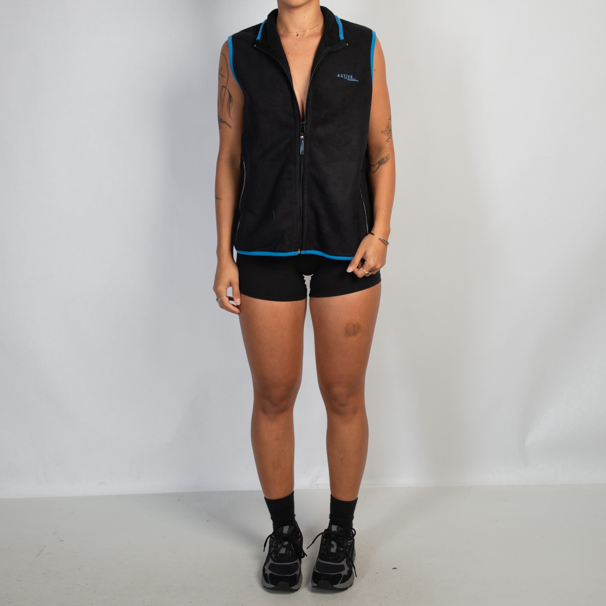 NAVY FLEECE GILET
