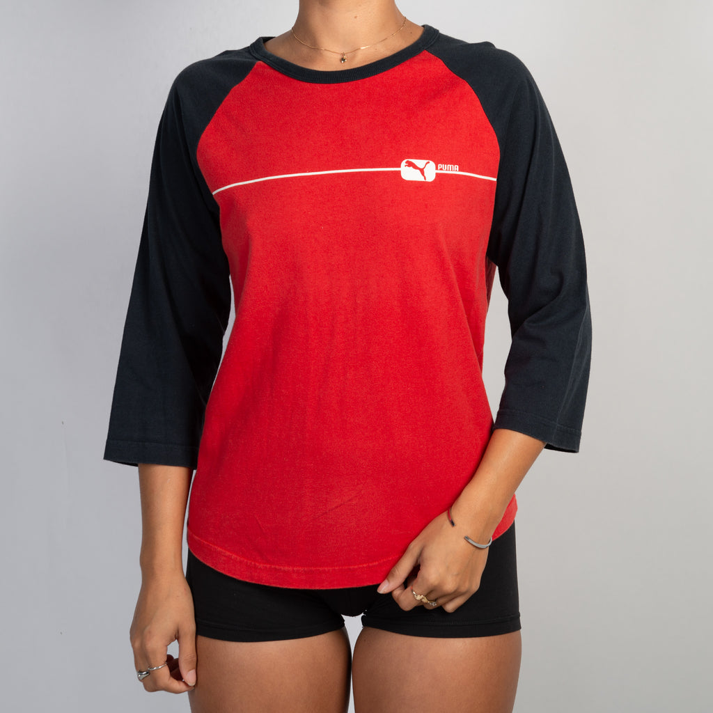 RED RAGLAN TOP