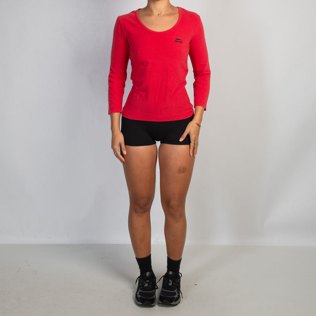 RED 3/4 SLEEVE TOP