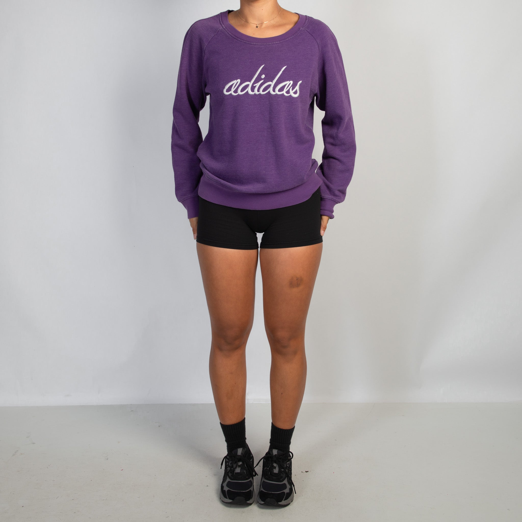 PURPLE FLEECE SWEATSHIRT