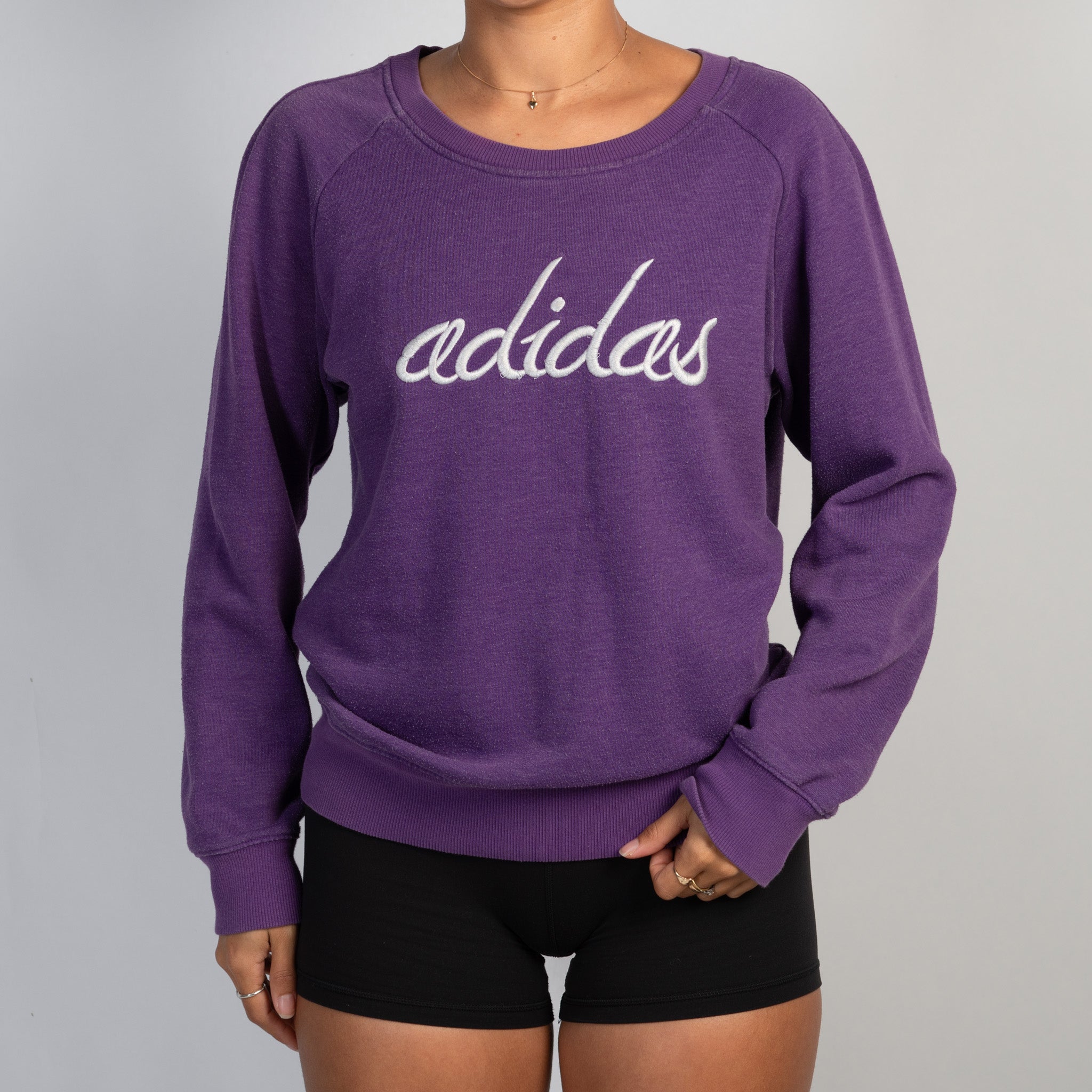 PURPLE FLEECE SWEATSHIRT