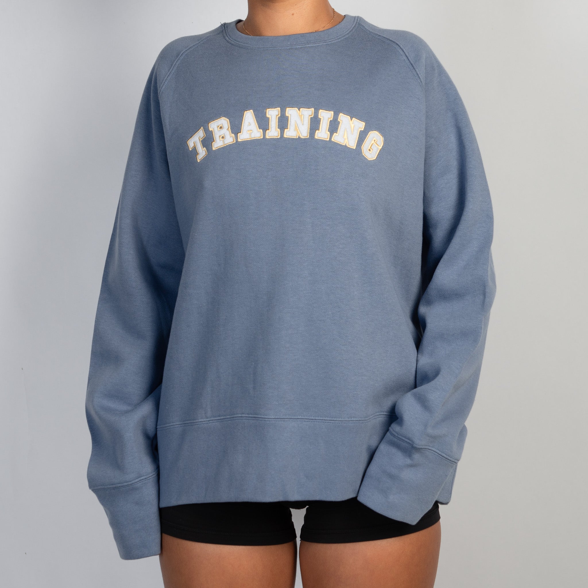 BLUE FLEECE SWEATHIRT