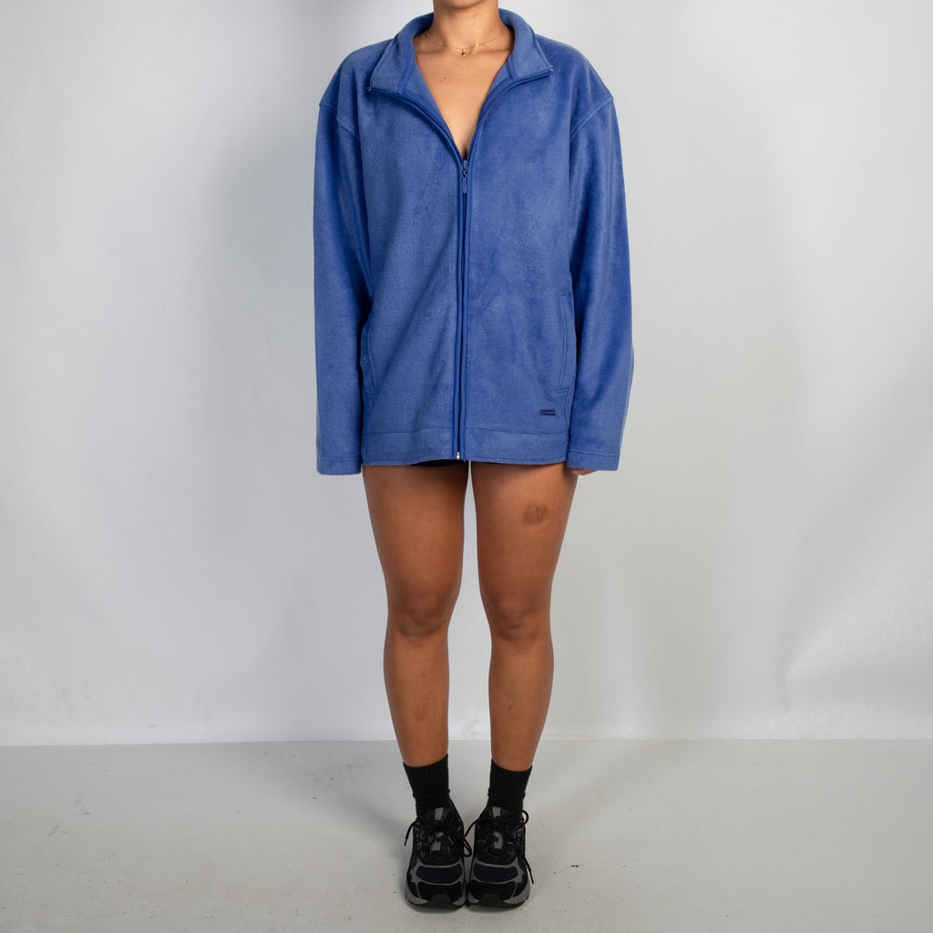 PURPLE FLEECE ZIP JACKET