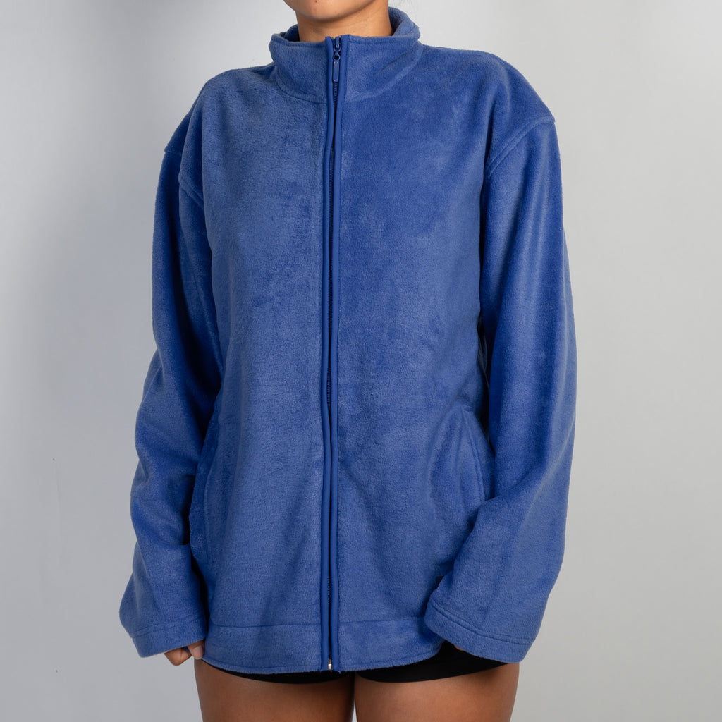 PURPLE FLEECE ZIP JACKET