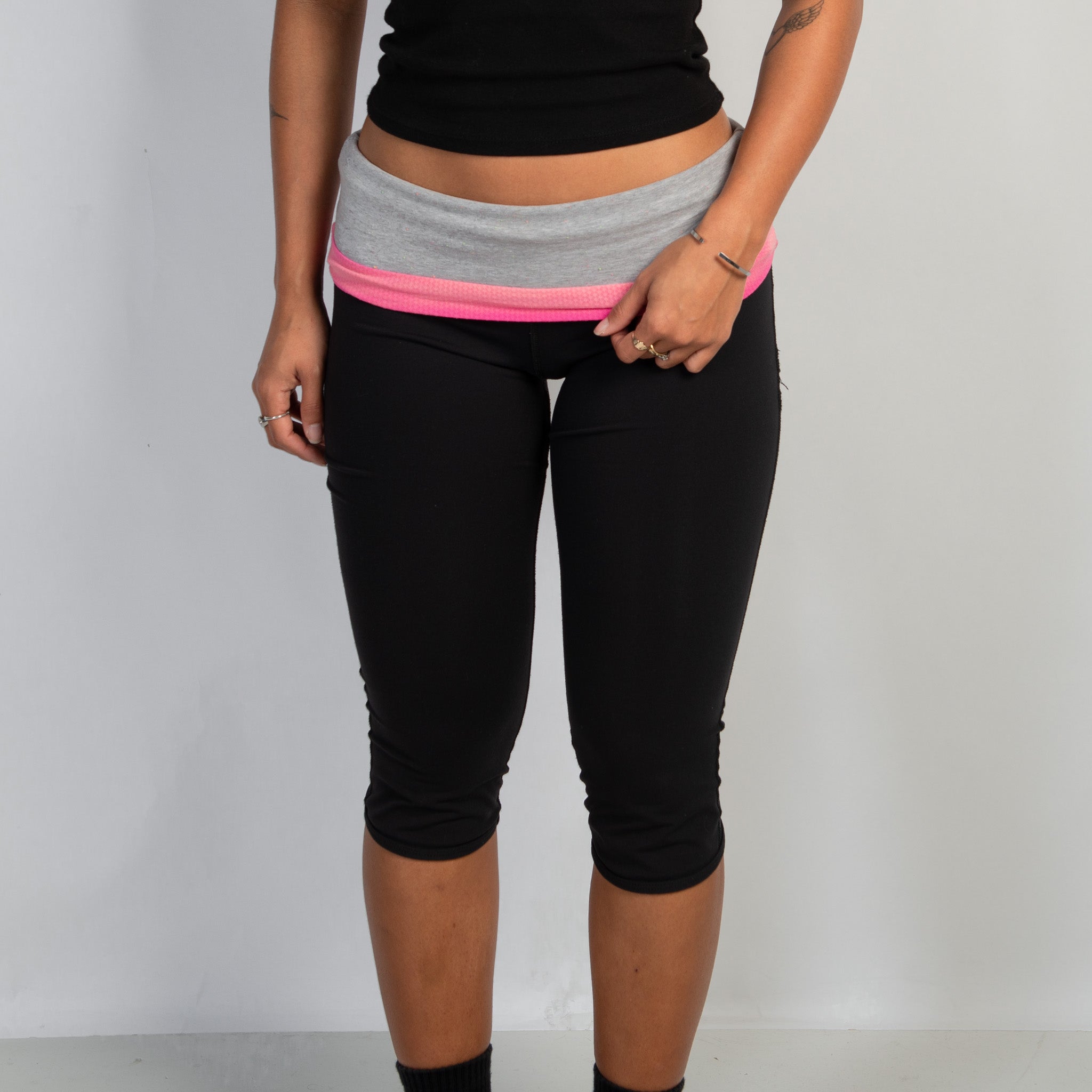 FOLD OVER 3/4 TIGHTS