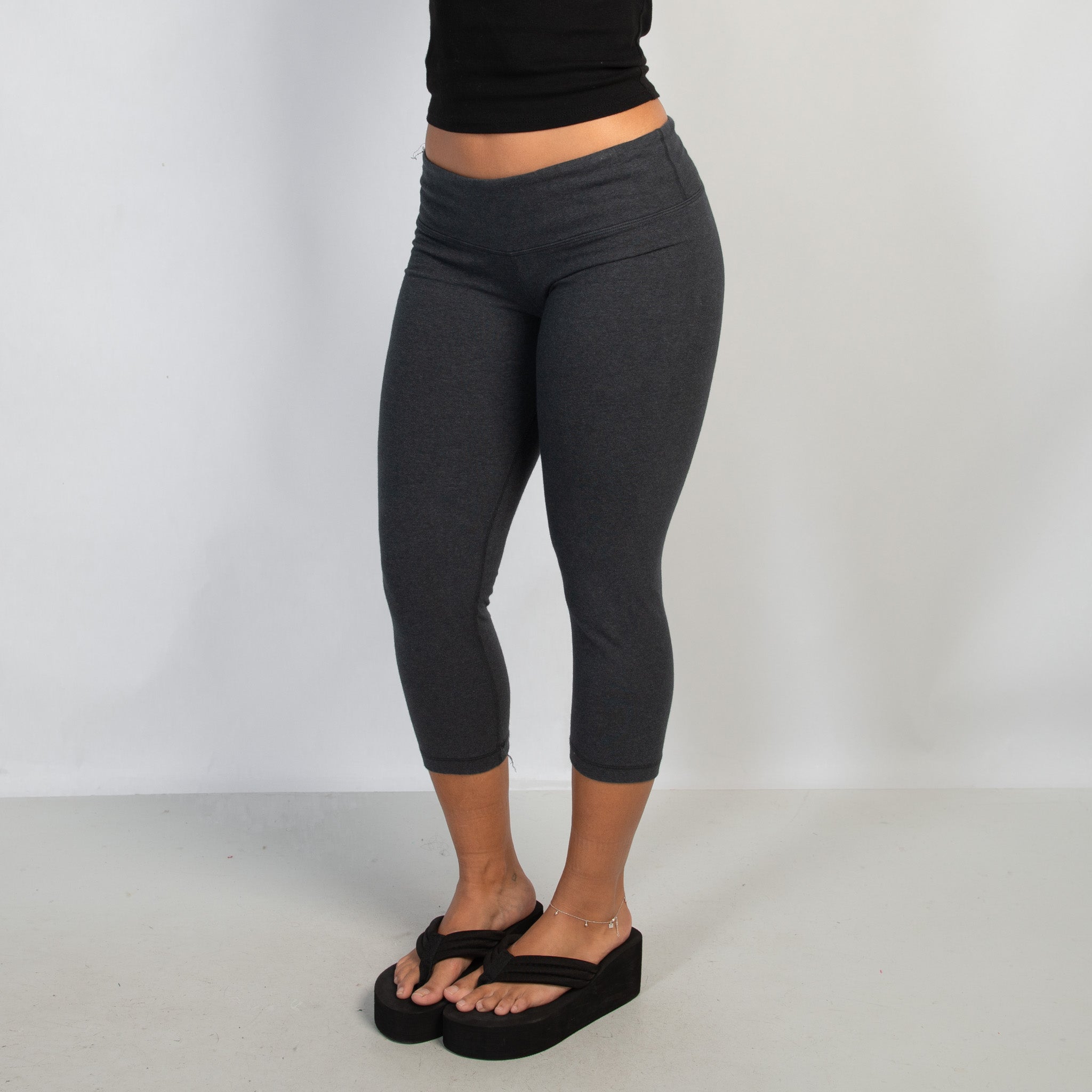CHARCOAL 3/4 TIGHTS