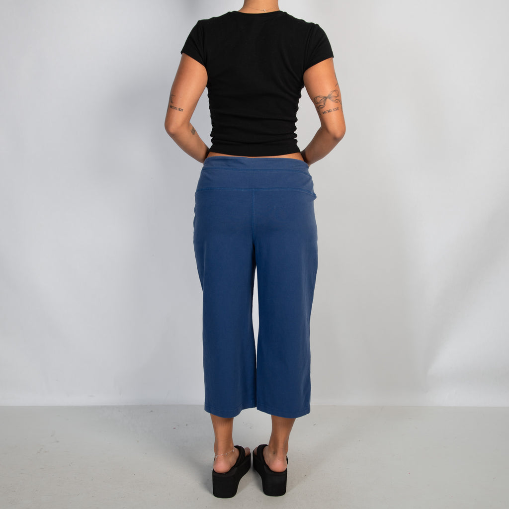 BLUE COTTON LOUNGE PANTS
