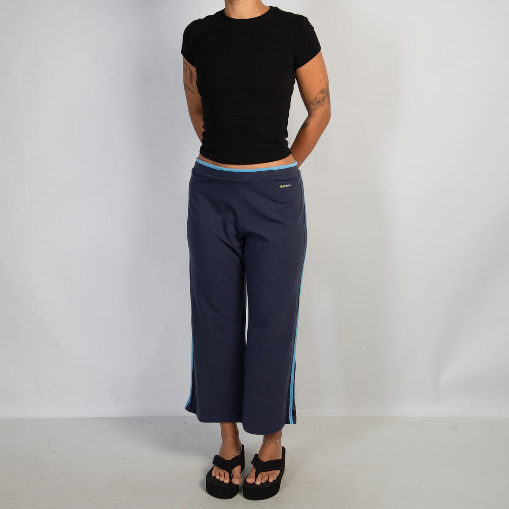 NAVY CROP LOUNGE PANTS