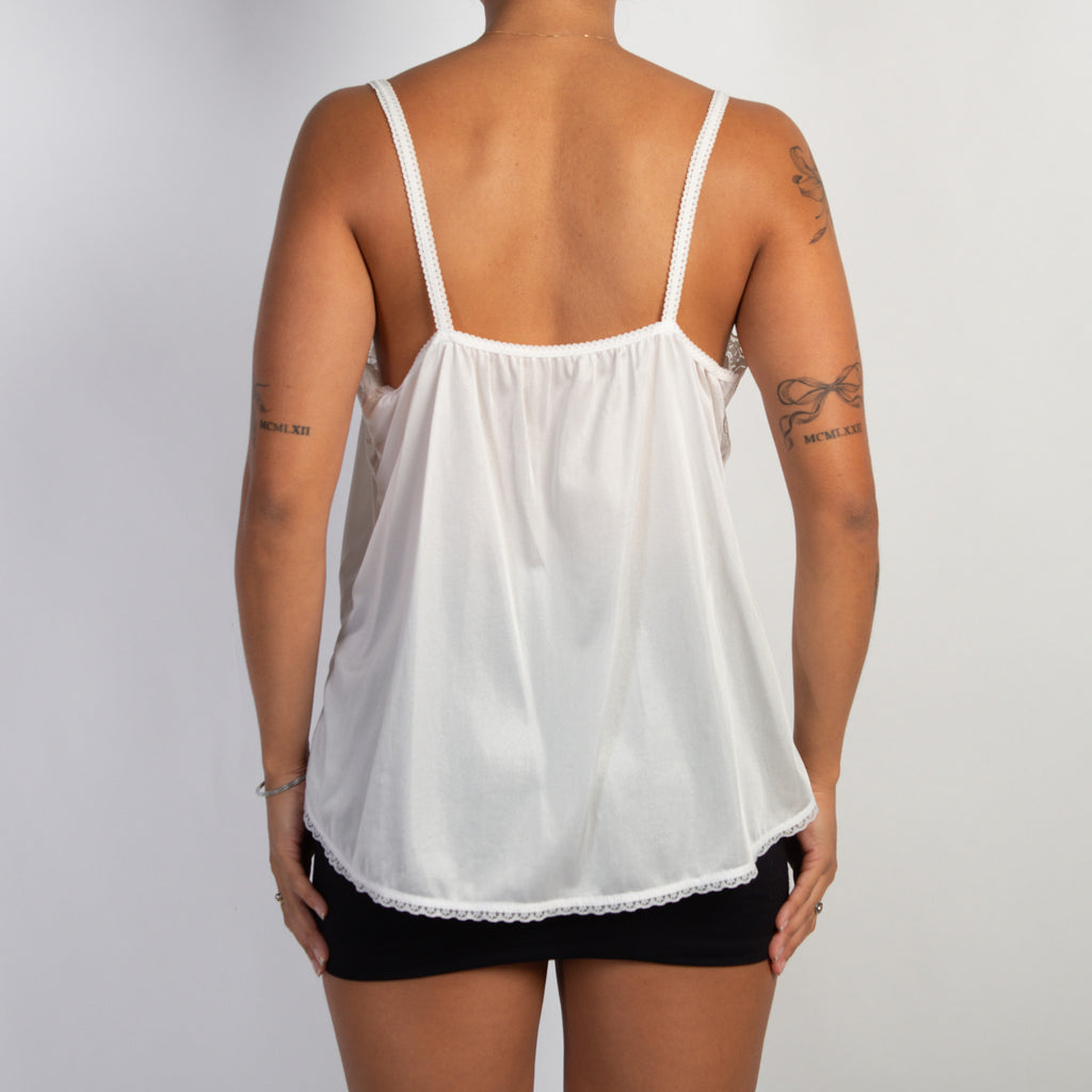 CREAM LACE PANEL CAMISOLE
