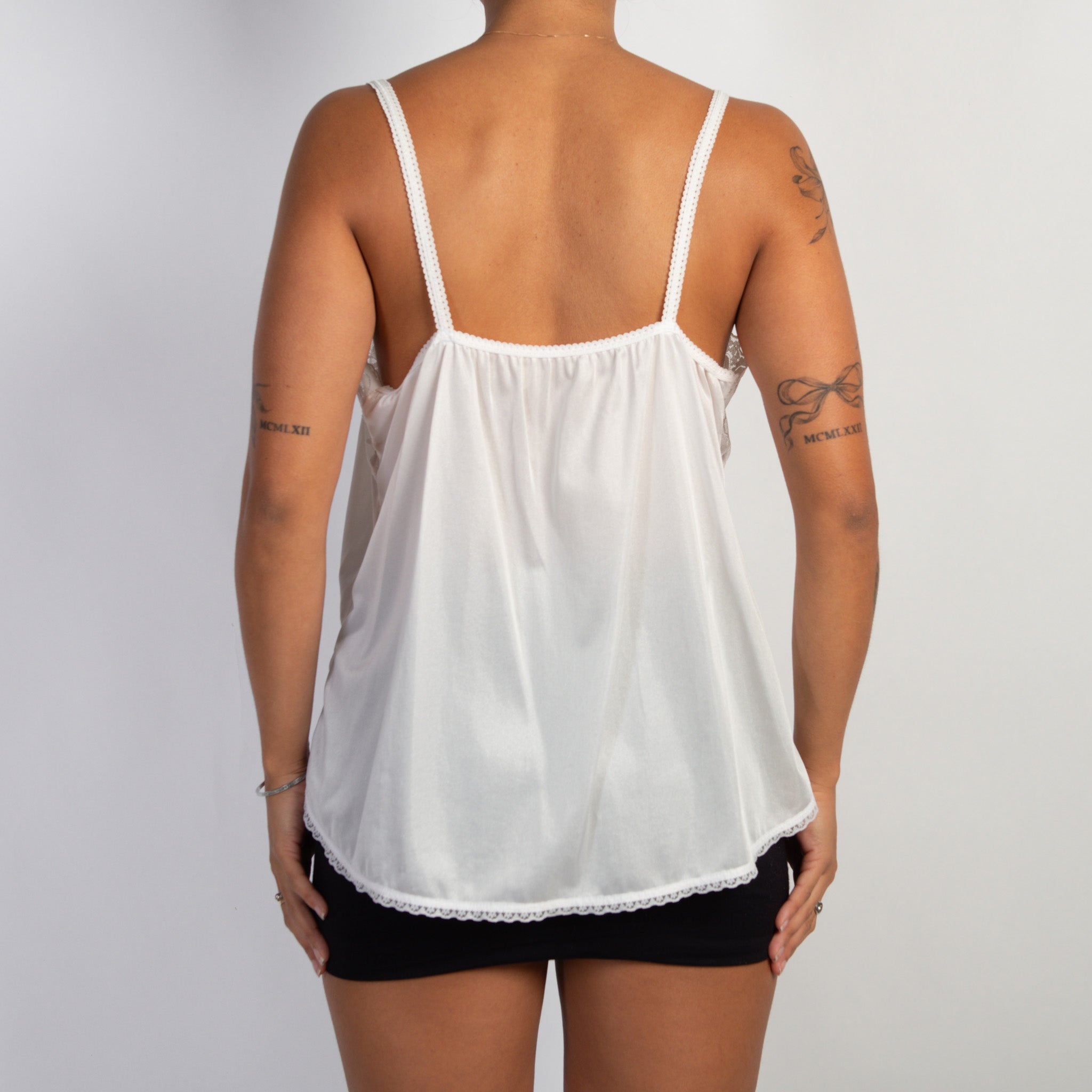 CREAM LACE PANEL CAMISOLE