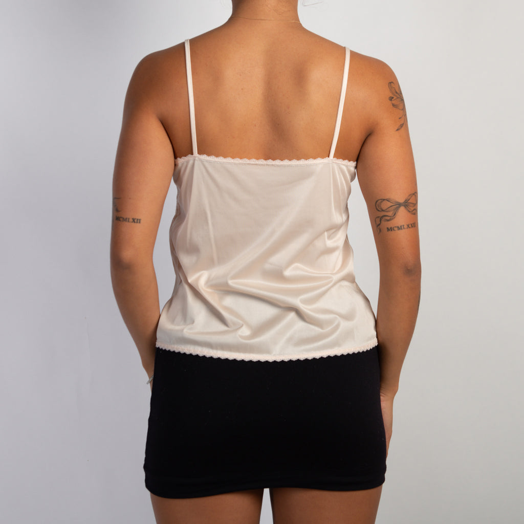 SATIN LACE PANEL CAMISOLE