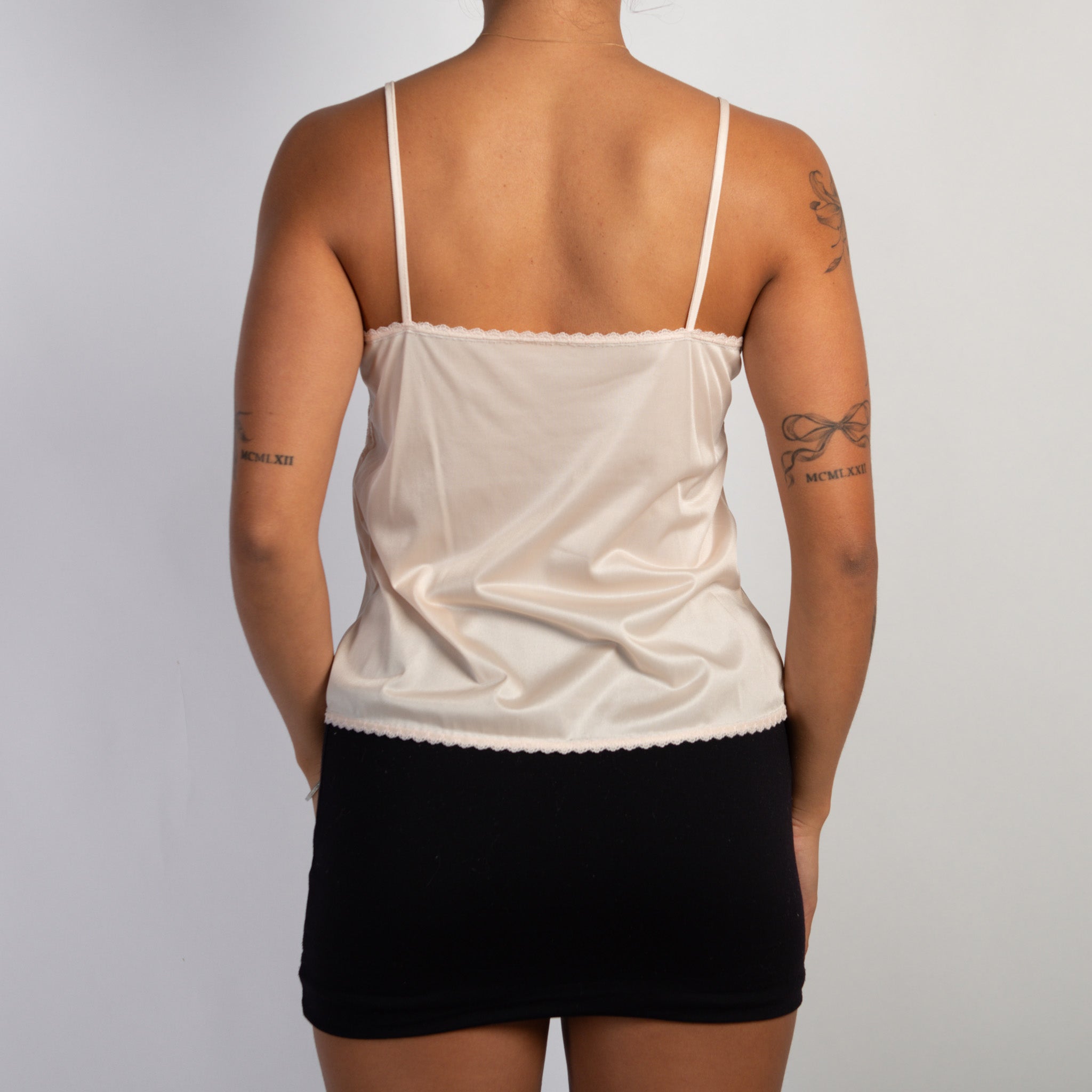SATIN LACE PANEL CAMISOLE