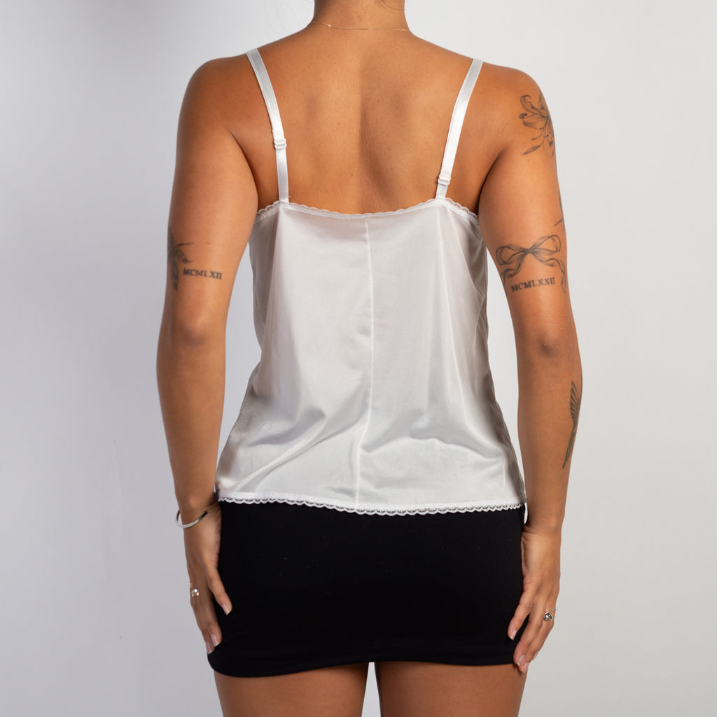 SATIN LACE PANEL CAMISOLE