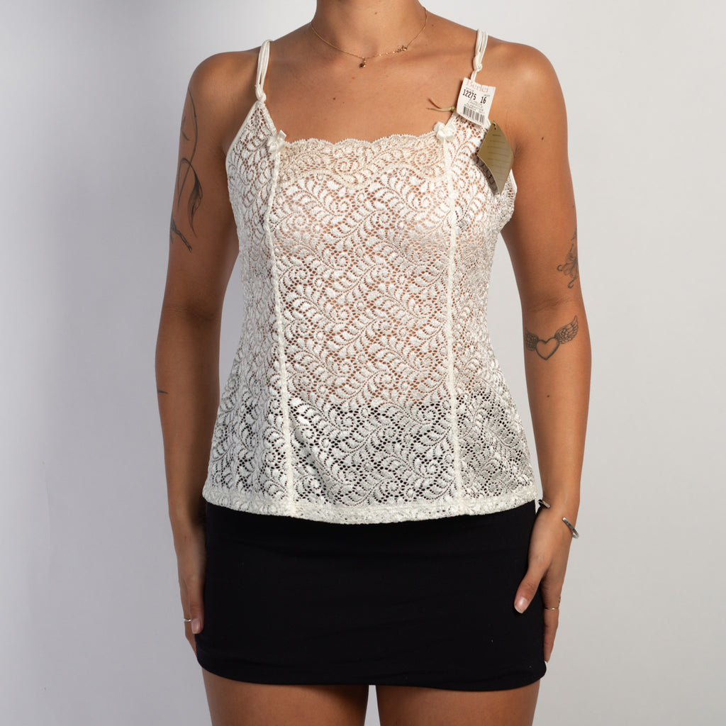 CREAM LACE CAMISOLE