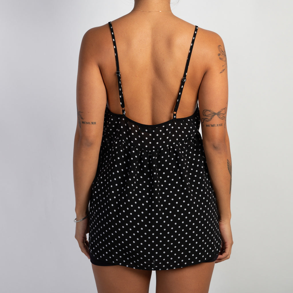 POLKA DOT BABYDOLL CAMISOLE