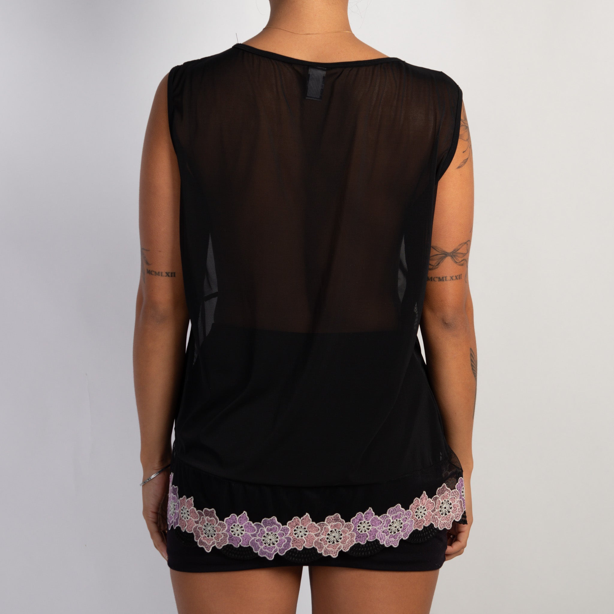 SHEER MESH CAMISOLE