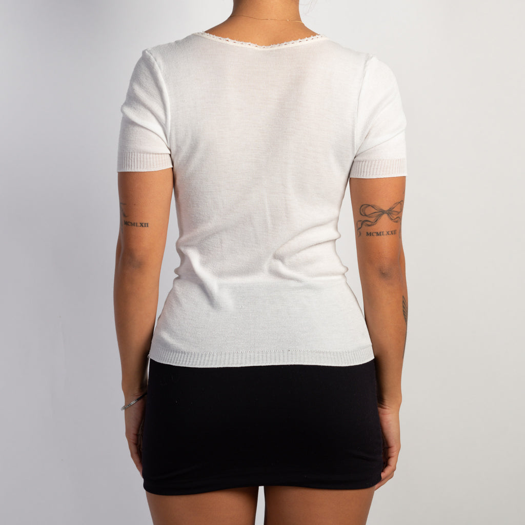 WHITE SHEER TEE