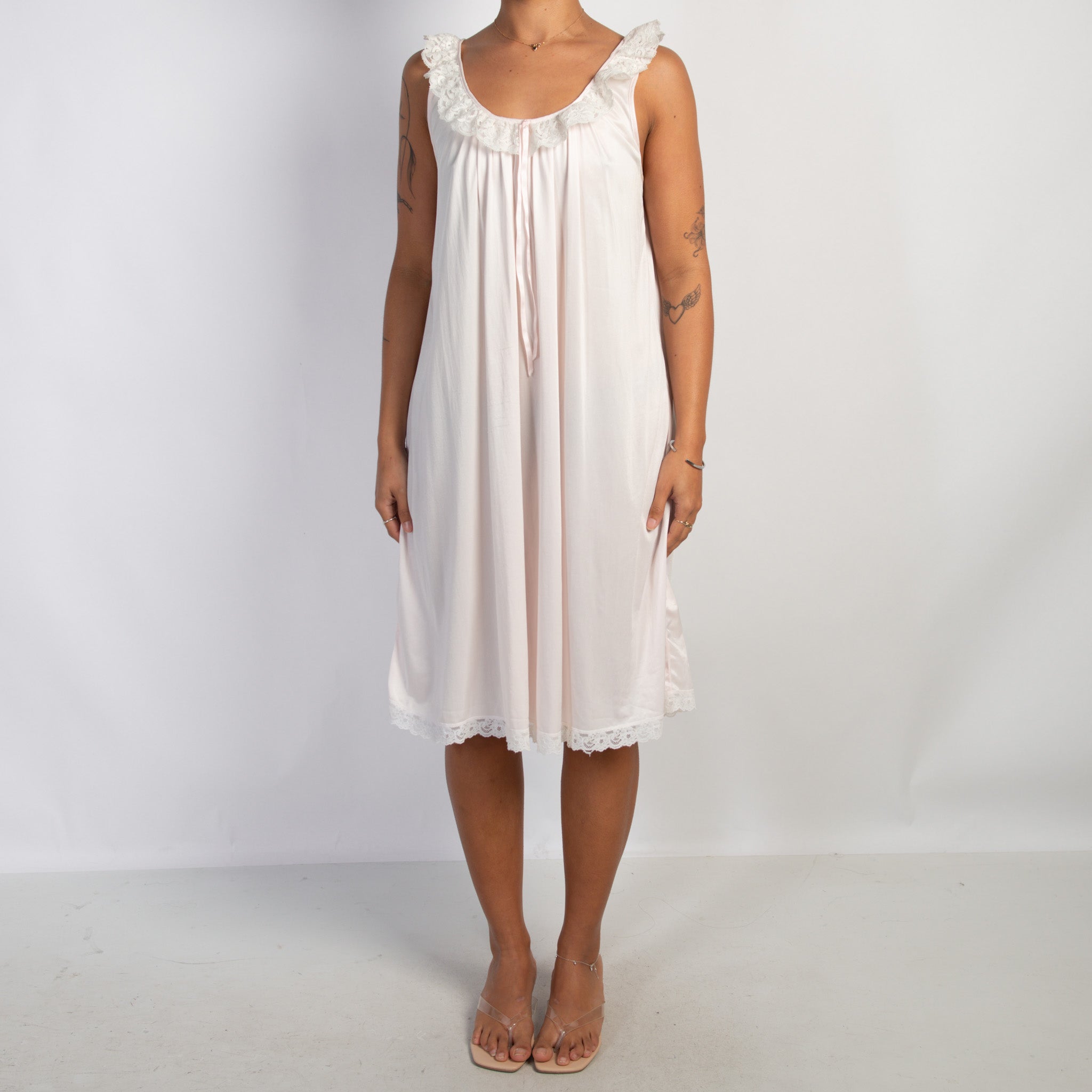 PALE PINK NIGHTGOWN