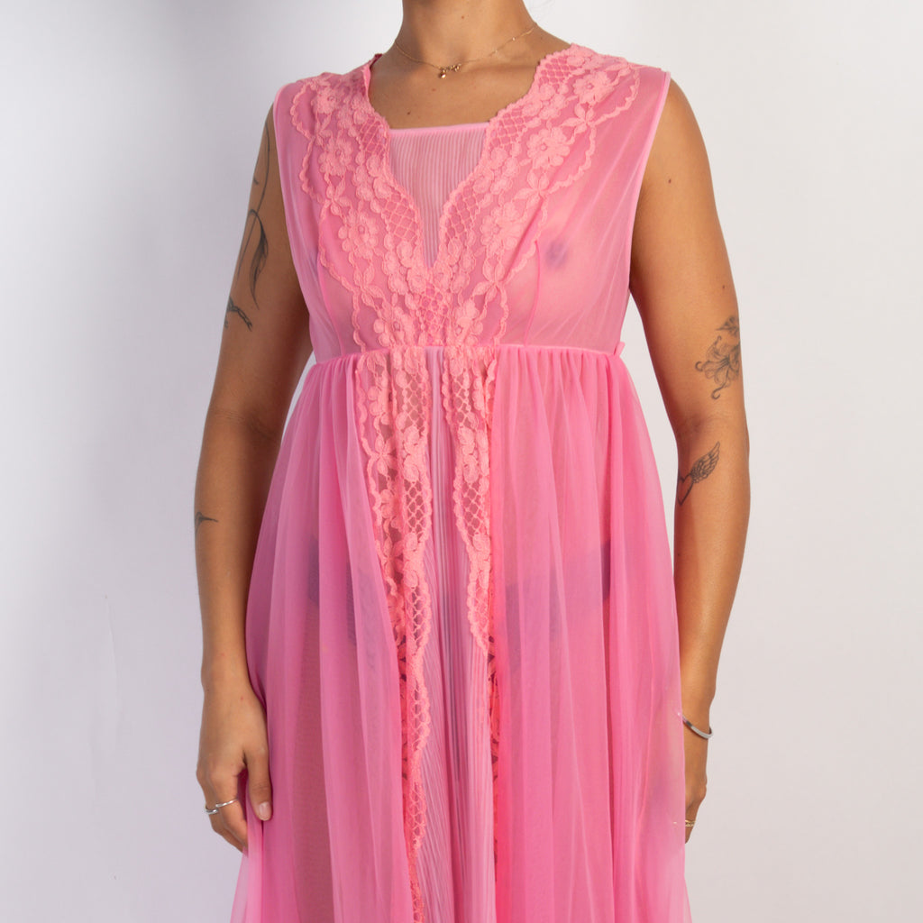 HOT PINK NIGHTGOWN