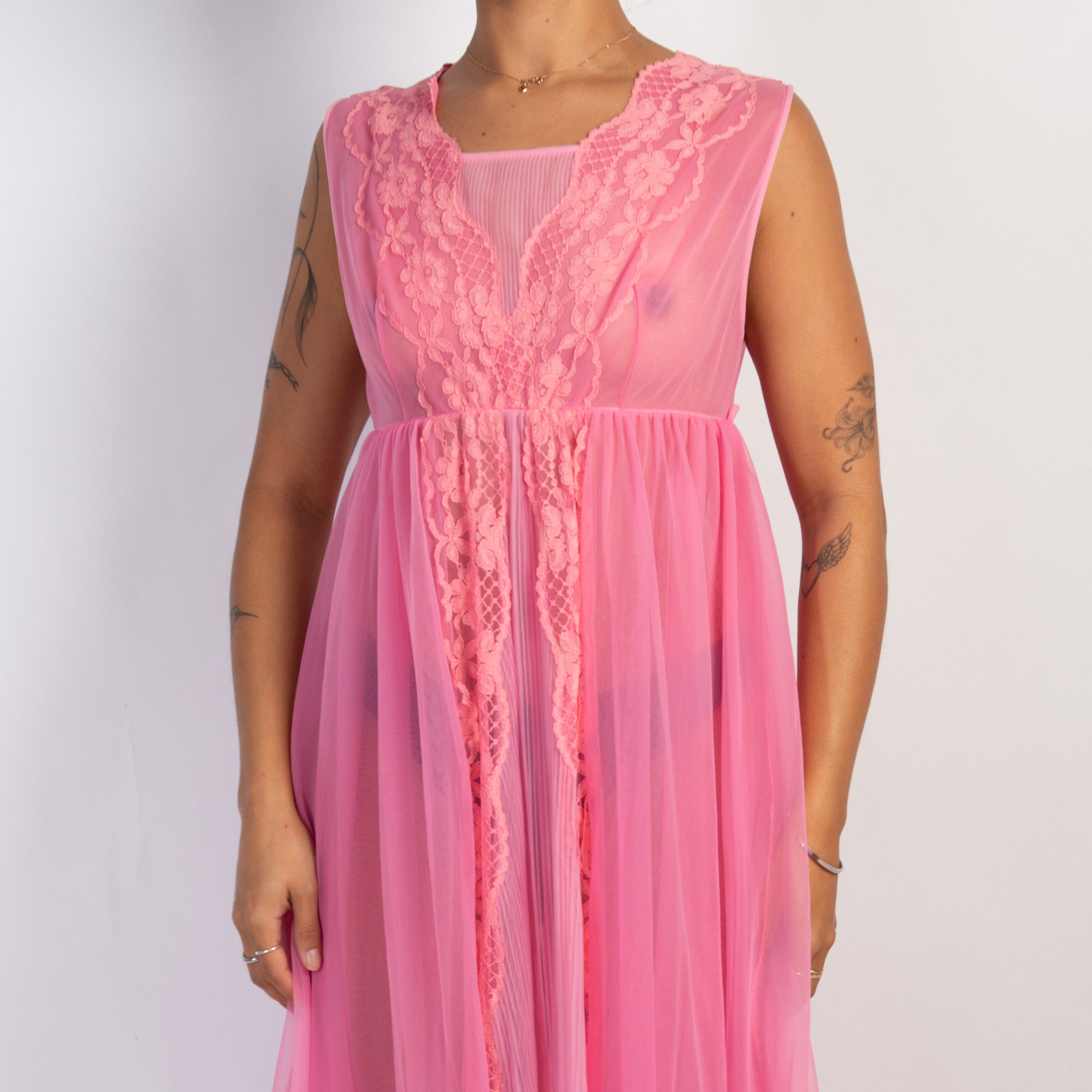 HOT PINK NIGHTGOWN