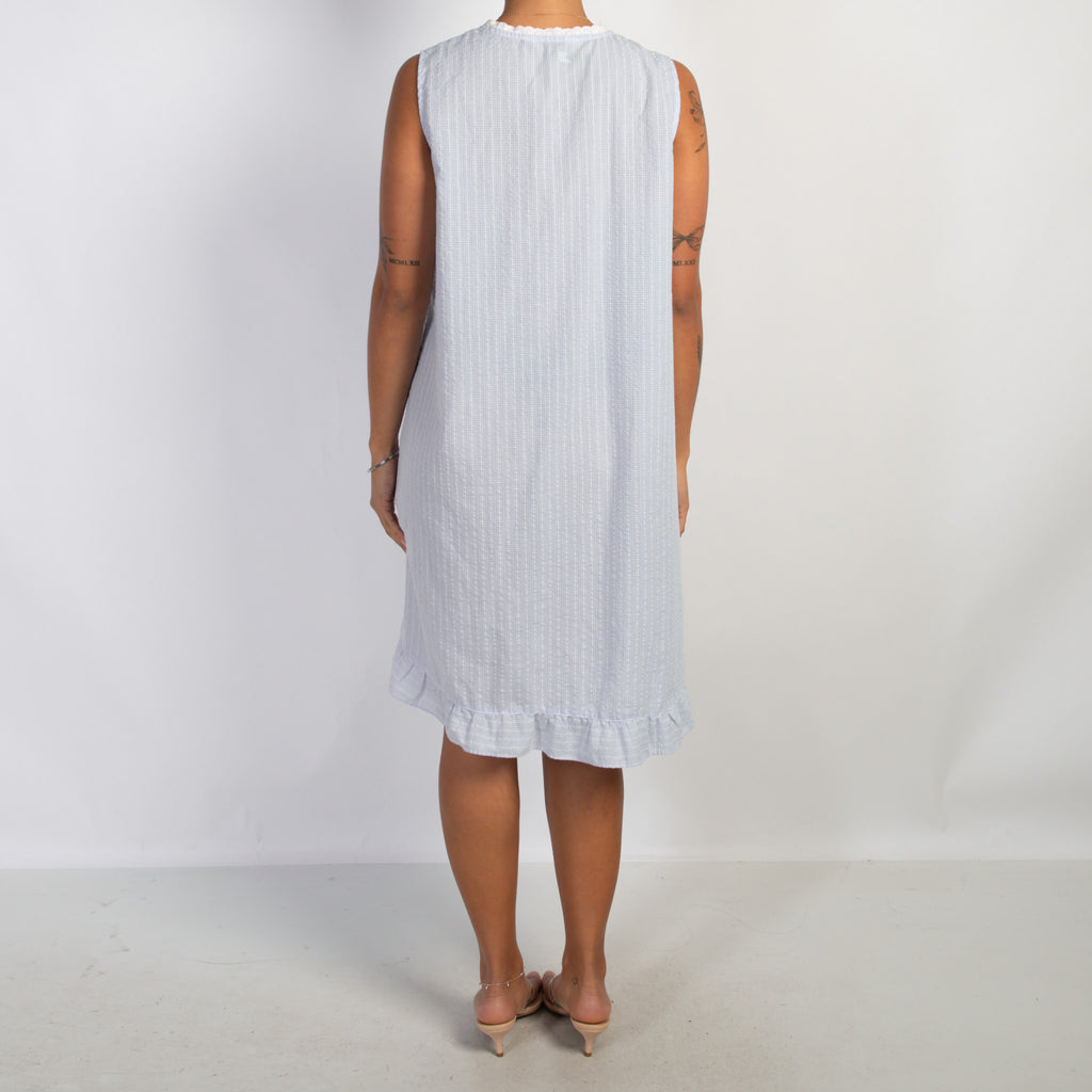 BLUE CHECK NIGHTGOWN