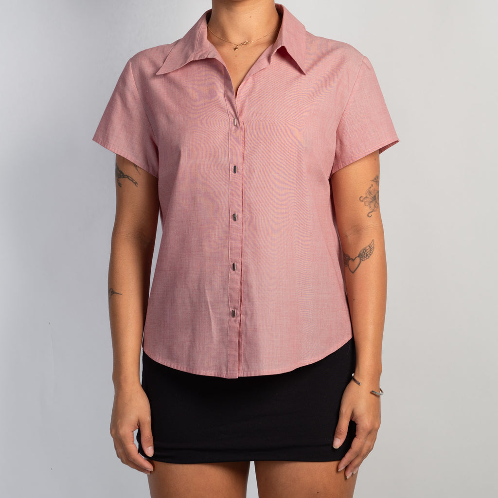 COTTON SHORT SLEEVE BLOUSE