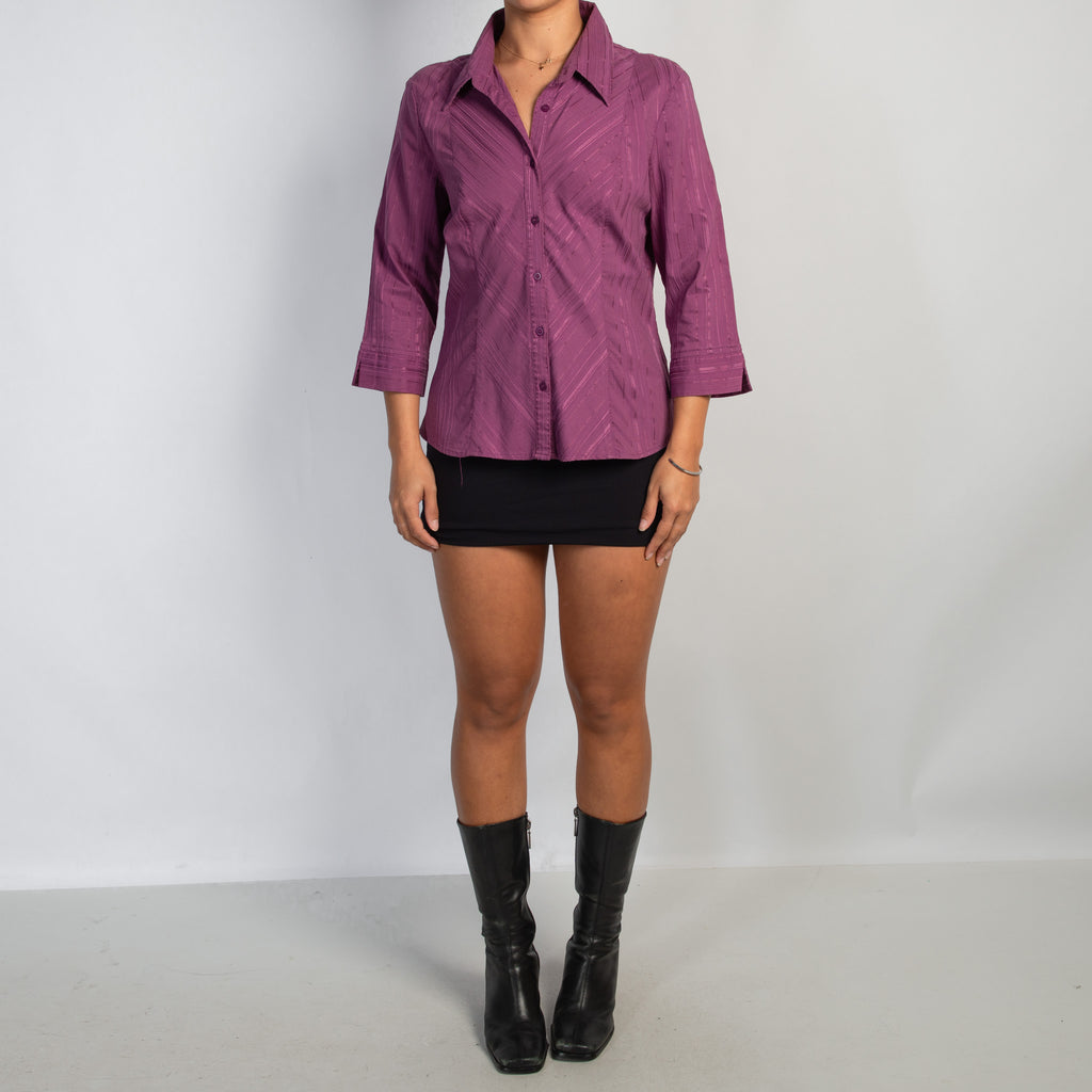 PURPLE STRIPE BLOUSE