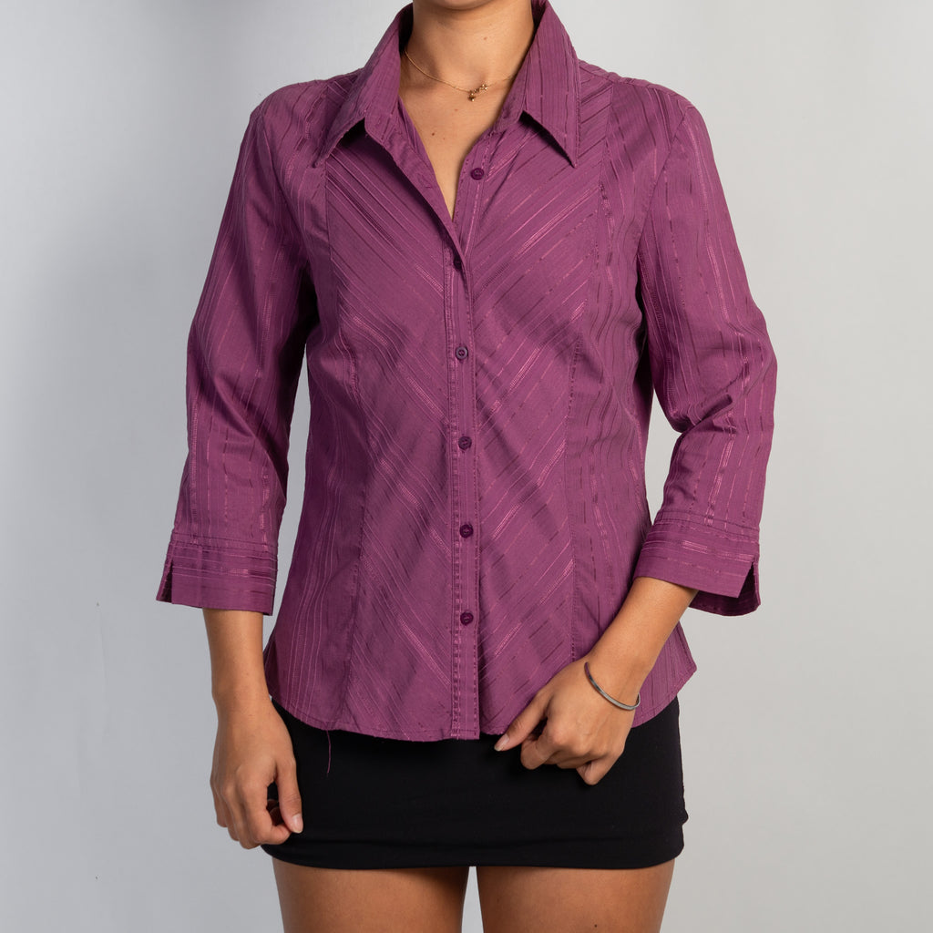 PURPLE STRIPE BLOUSE