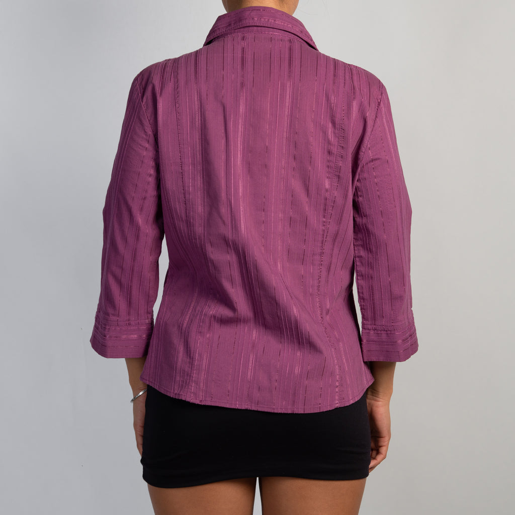 PURPLE STRIPE BLOUSE